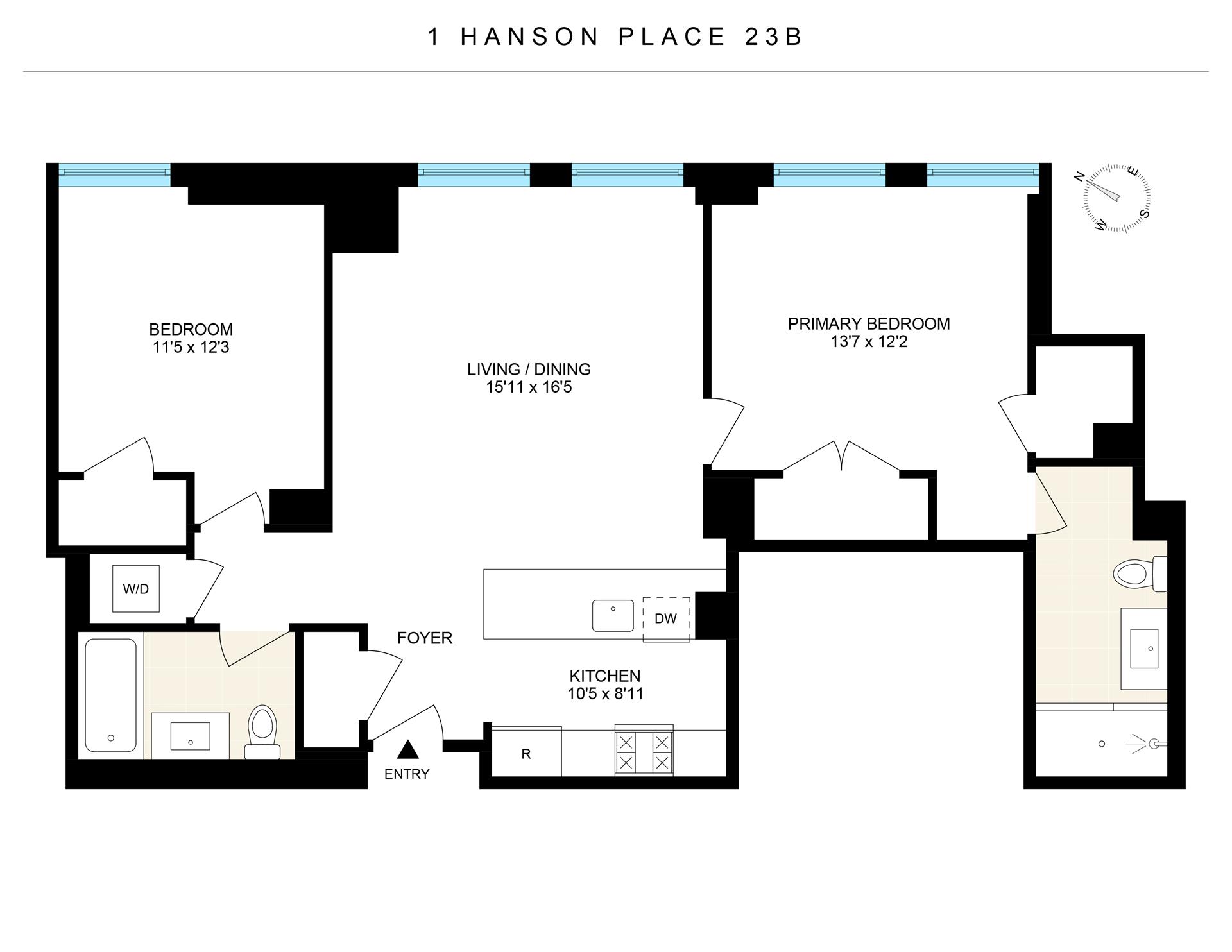 1 HANSON Place 23B