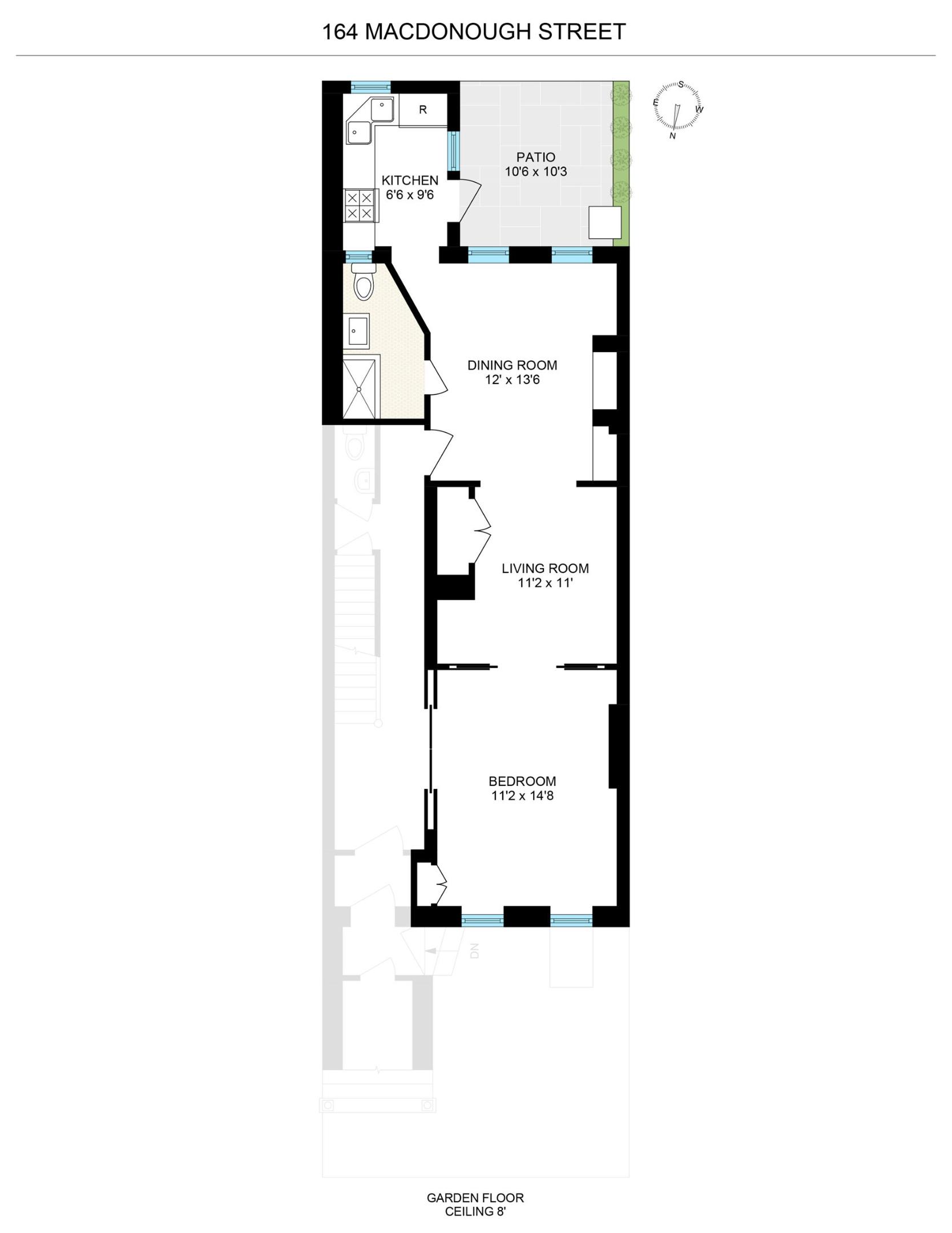 164 Mac Donough Street GARDEN