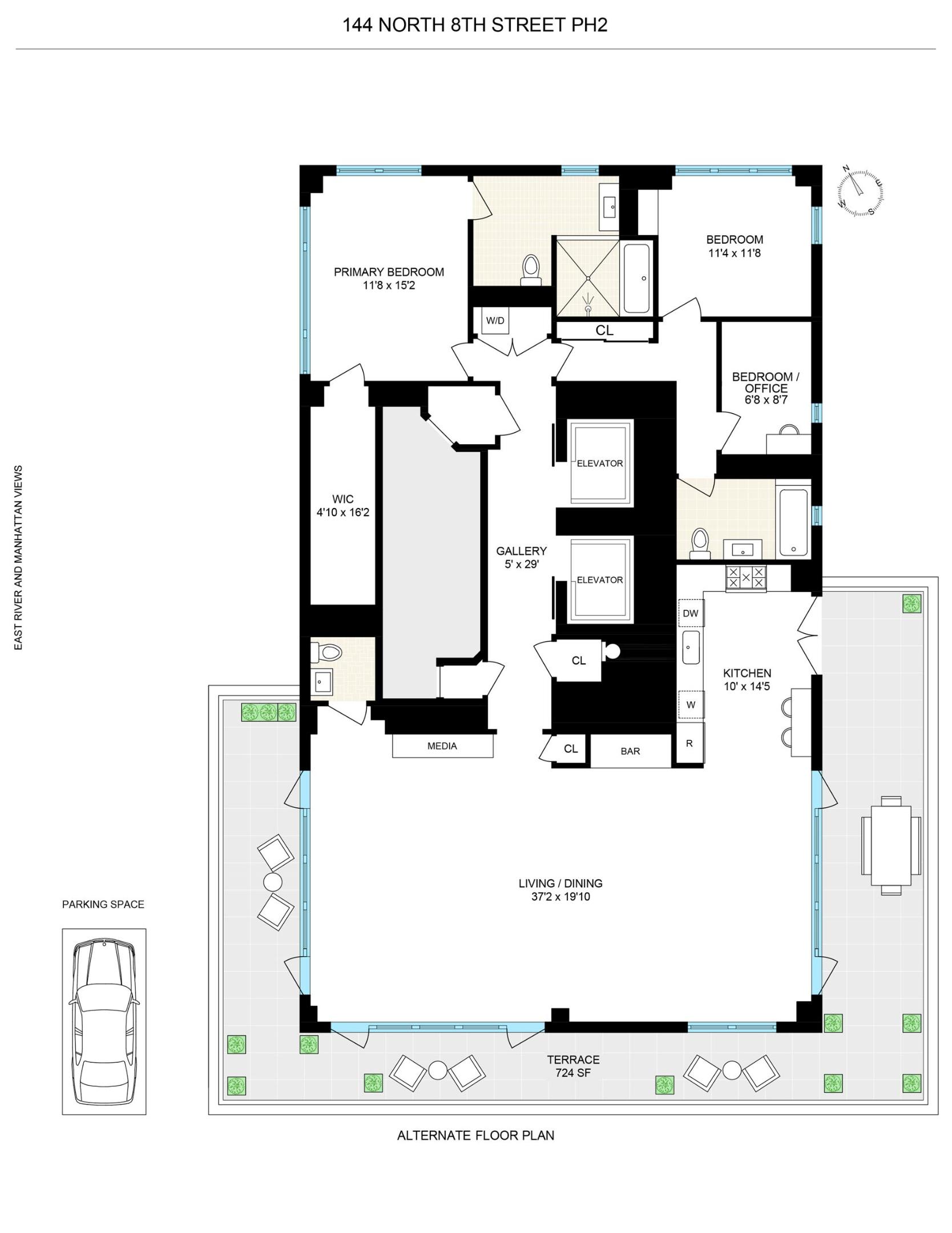 144 N 8TH Street PH2