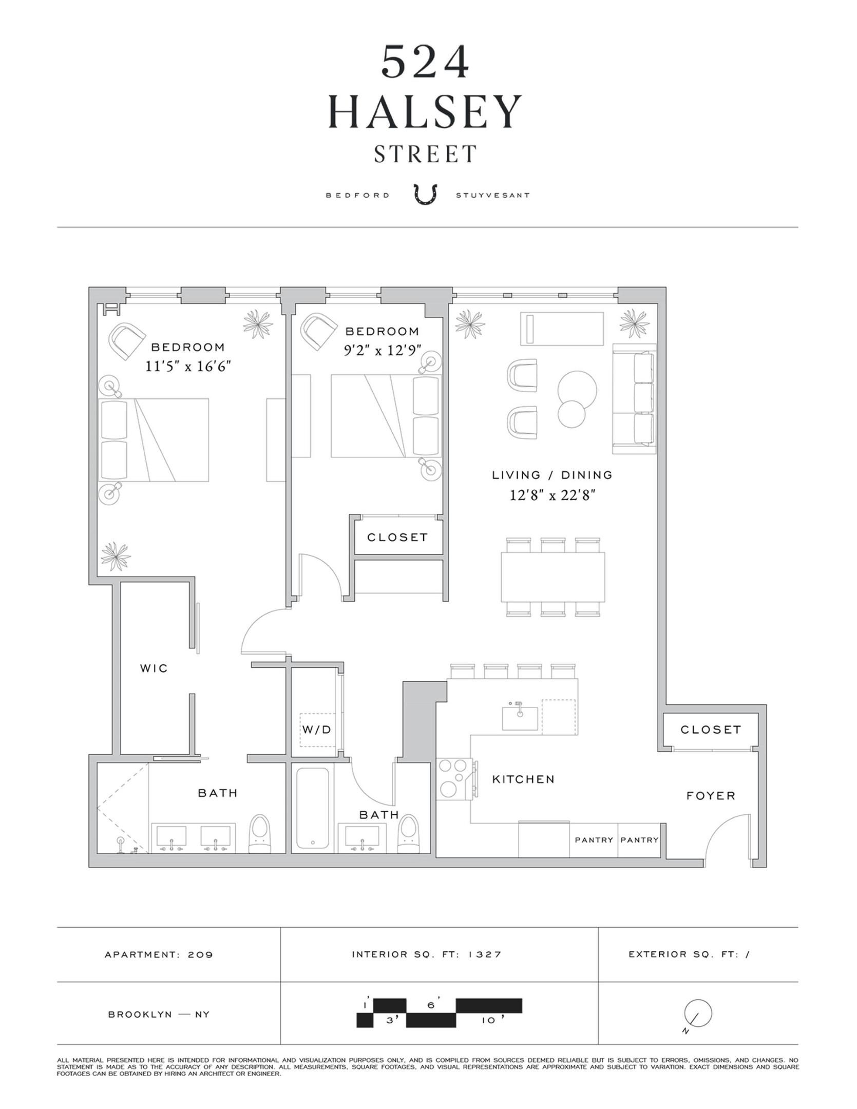 524 HALSEY Street 209