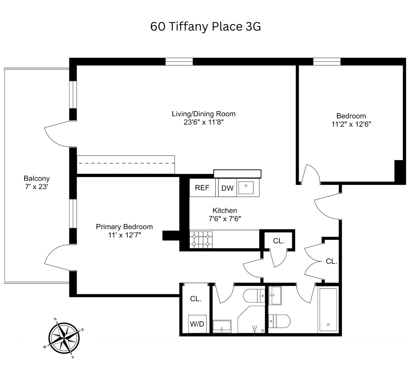 60 Tiffany Place 3G