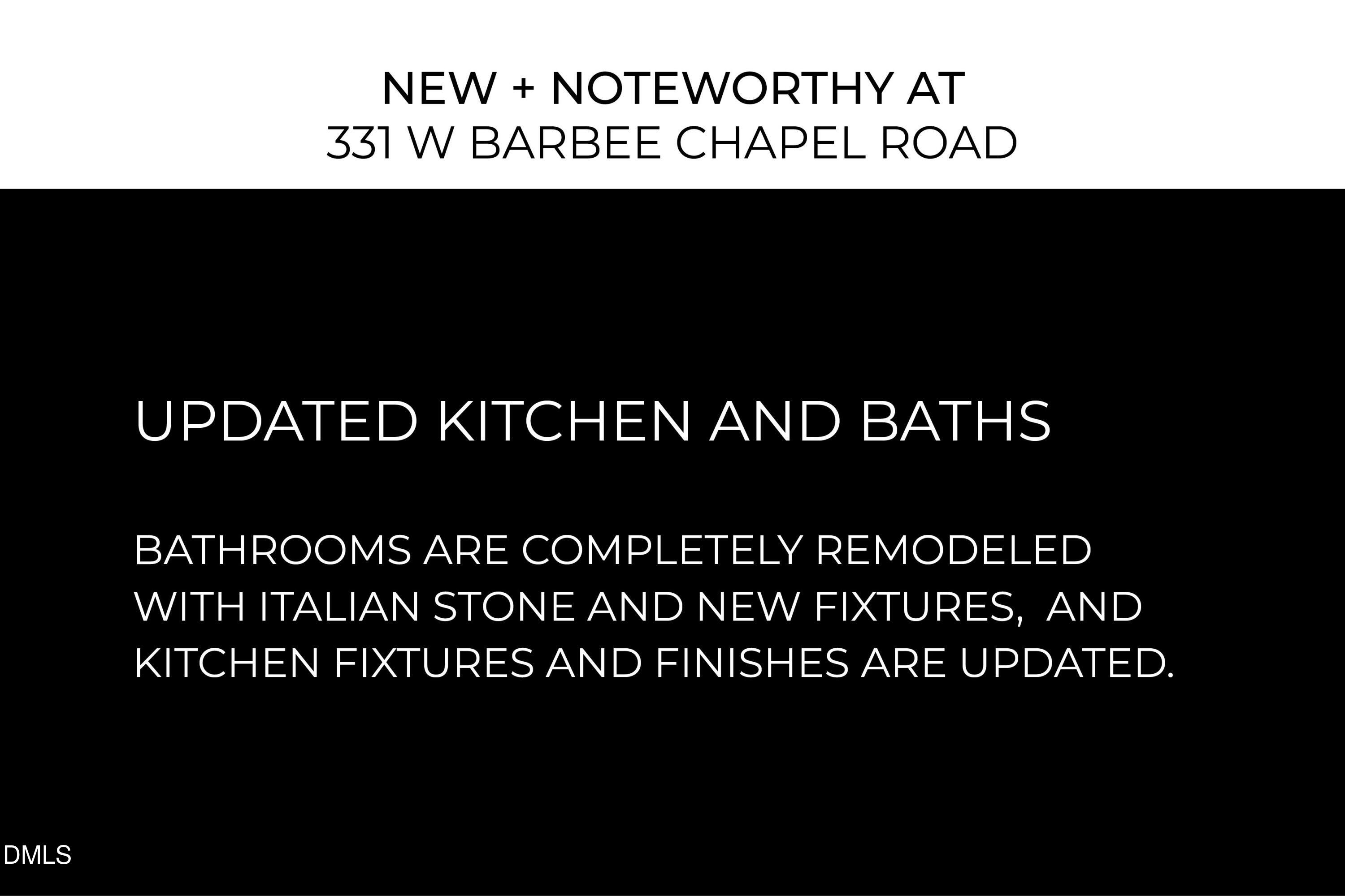 331 W Barbee Chapel Road