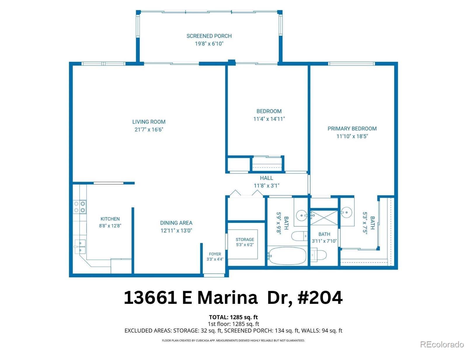 13661 E Marina Drive Unit: 204
