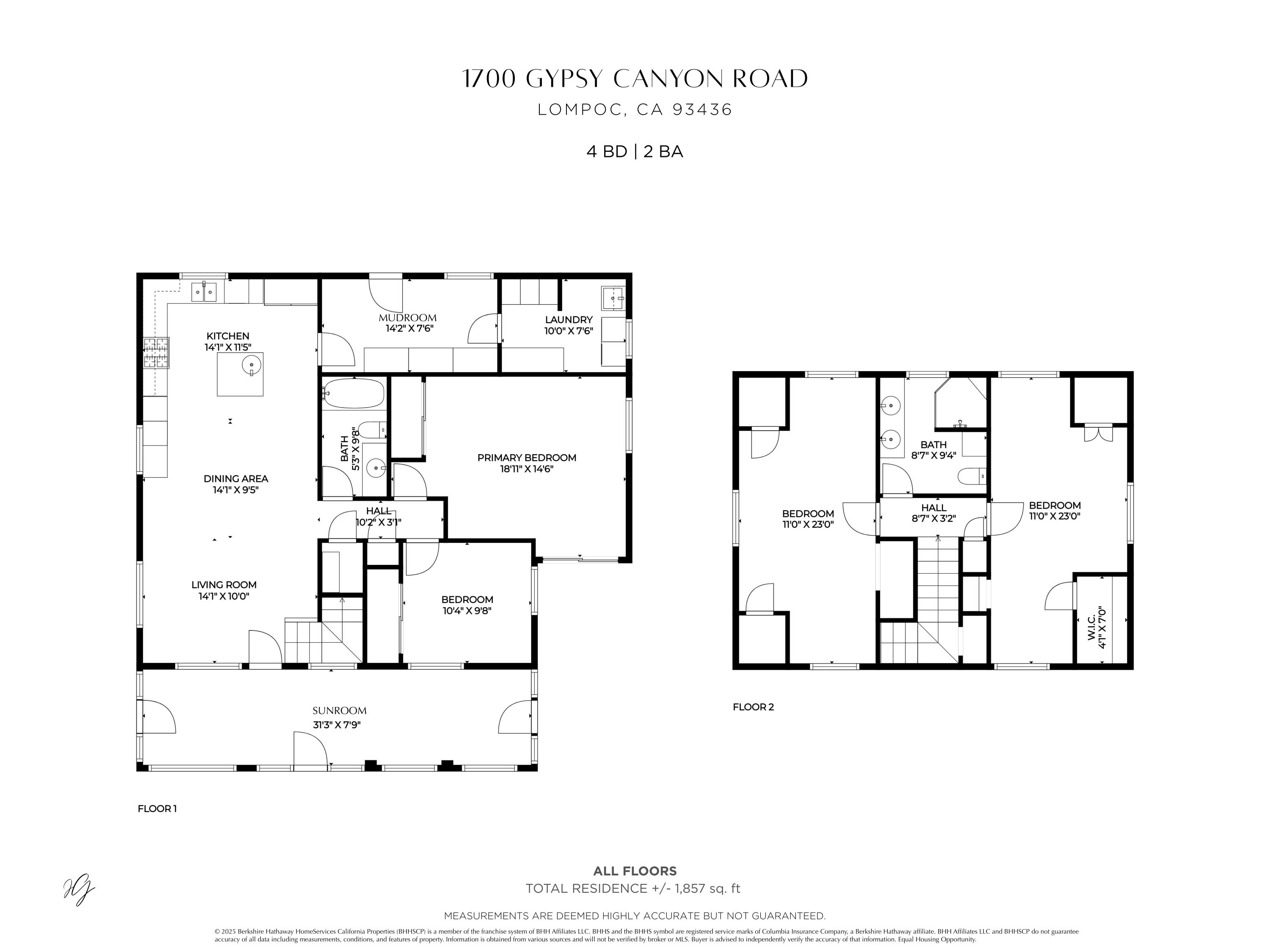 1700 Gypsy Canyon Road