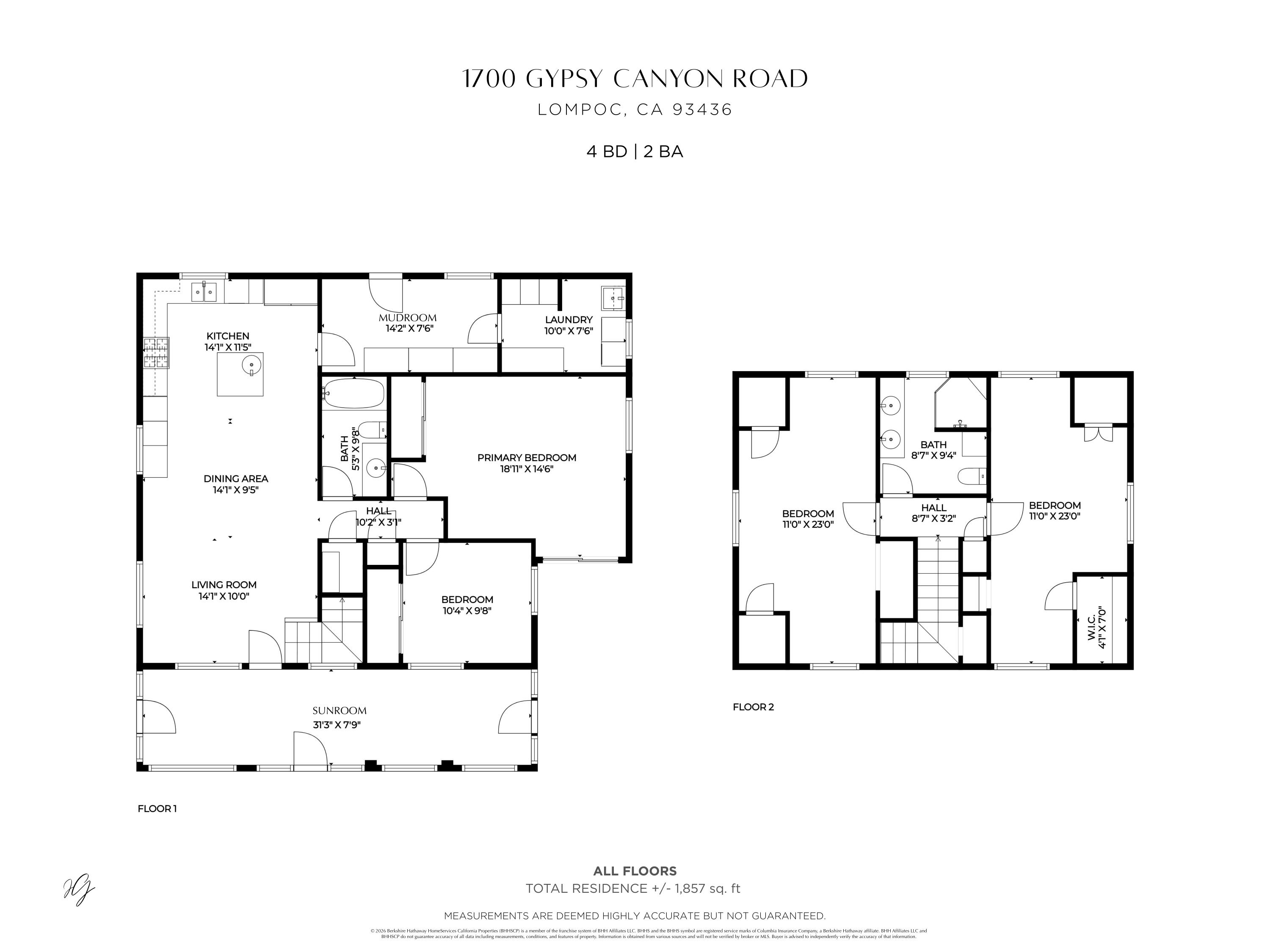 1700 Gypsy Canyon Road