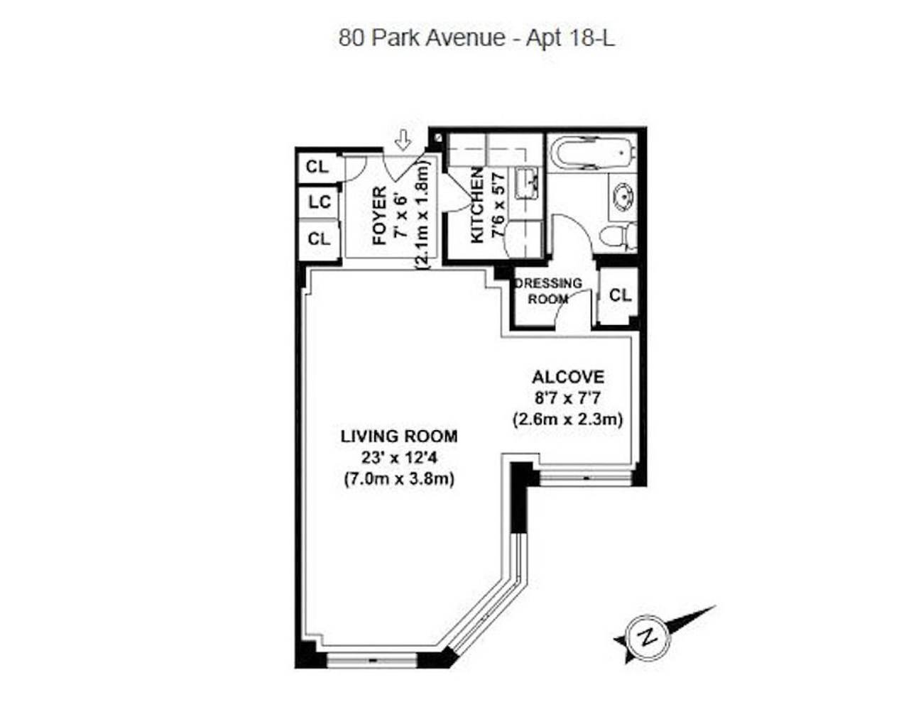 80 Park Avenue 18L