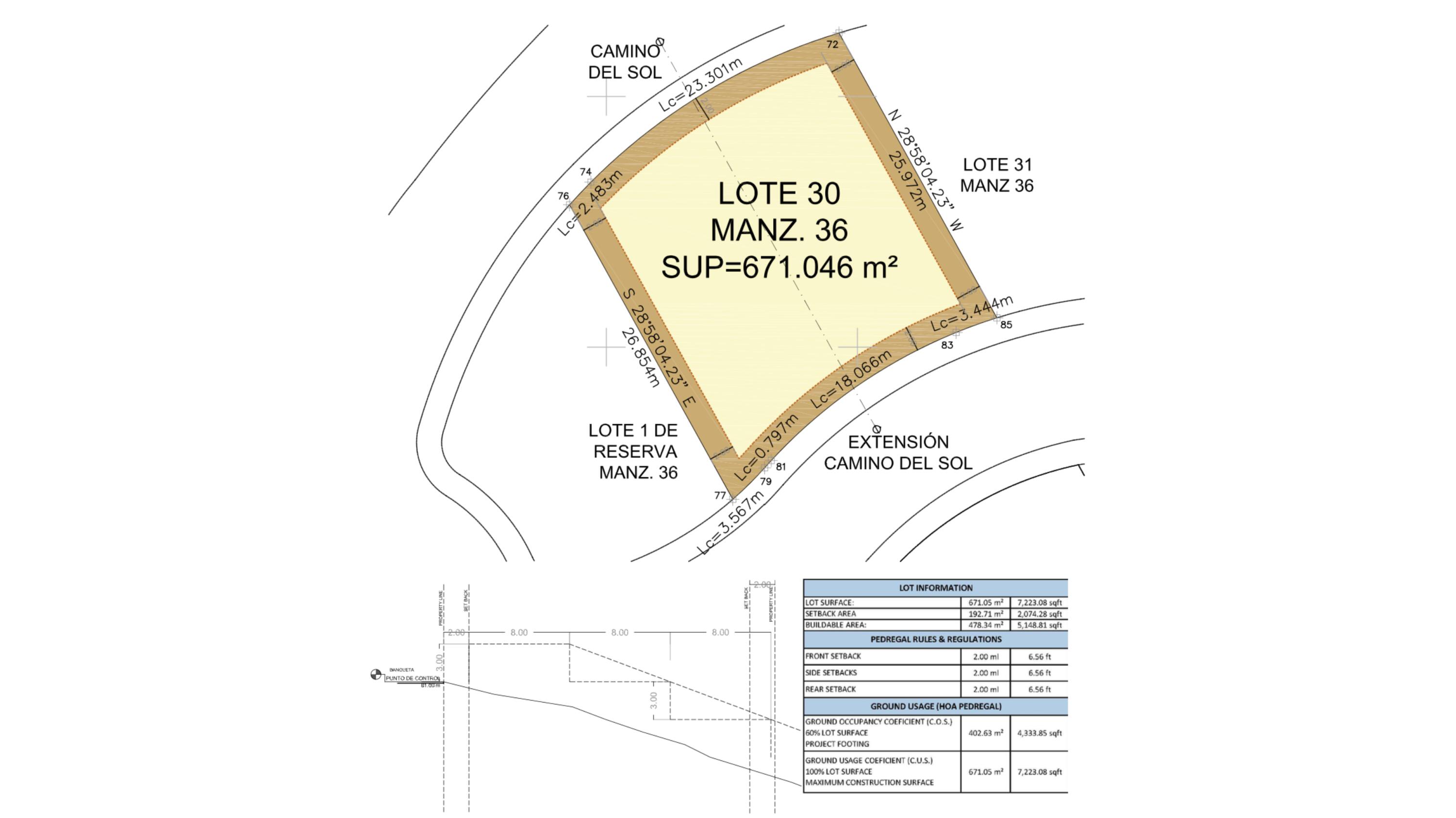 Camino del Sol Pedregal, Lot 30 Block 36