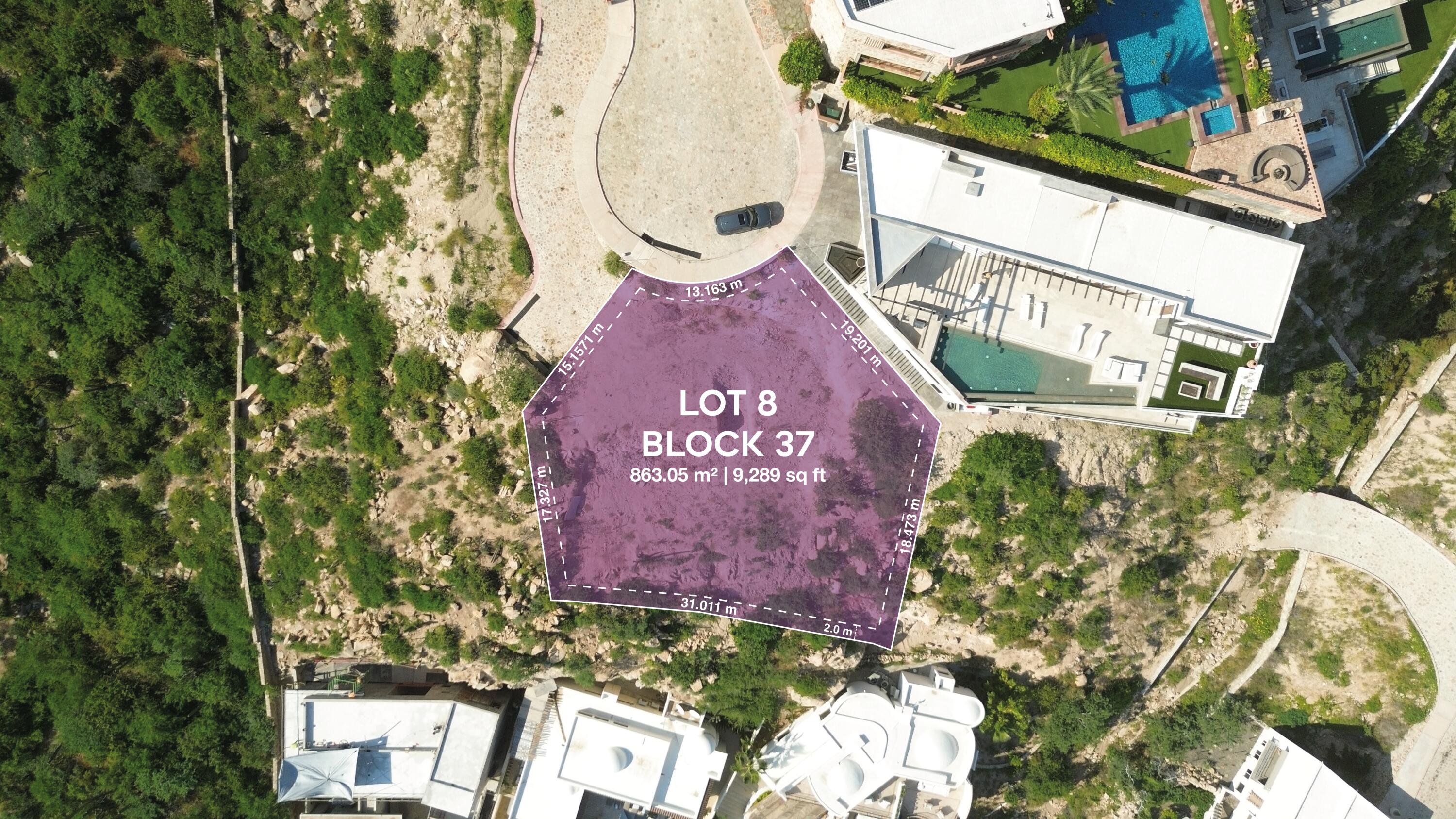 L8 B37 Cerrada de la Barranca, Pedregal Ocean View Lot