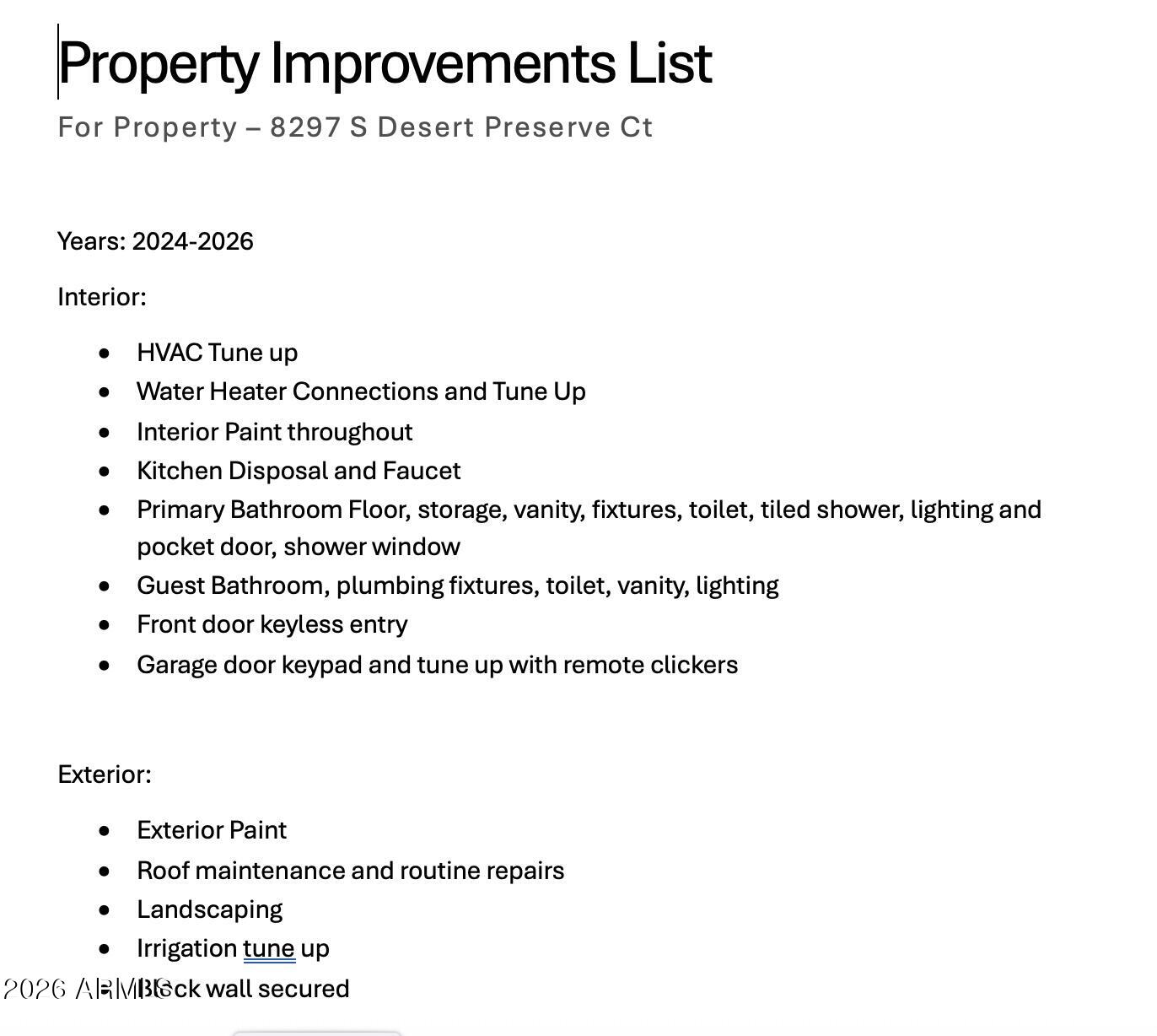 8297 S DESERT PRESERVE Court