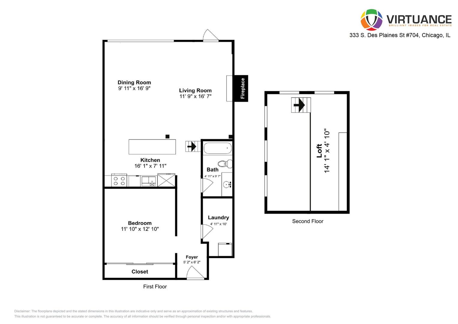 333 S Desplaines Street Unit: 704