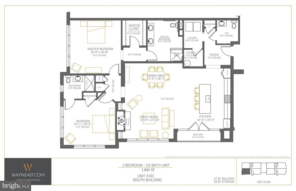 427 E LANCASTER AVENUE Unit: 1101