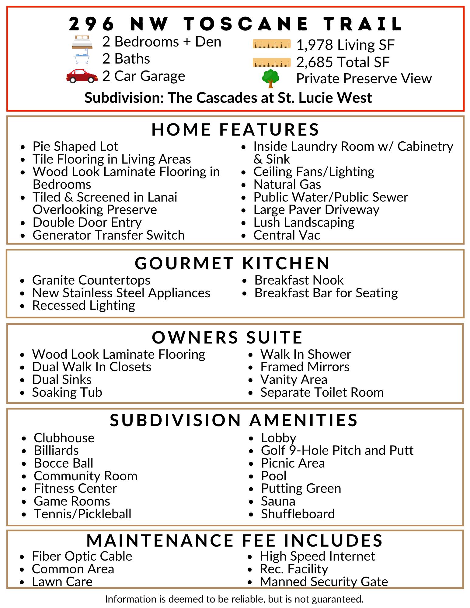 296 NW Toscane Trail