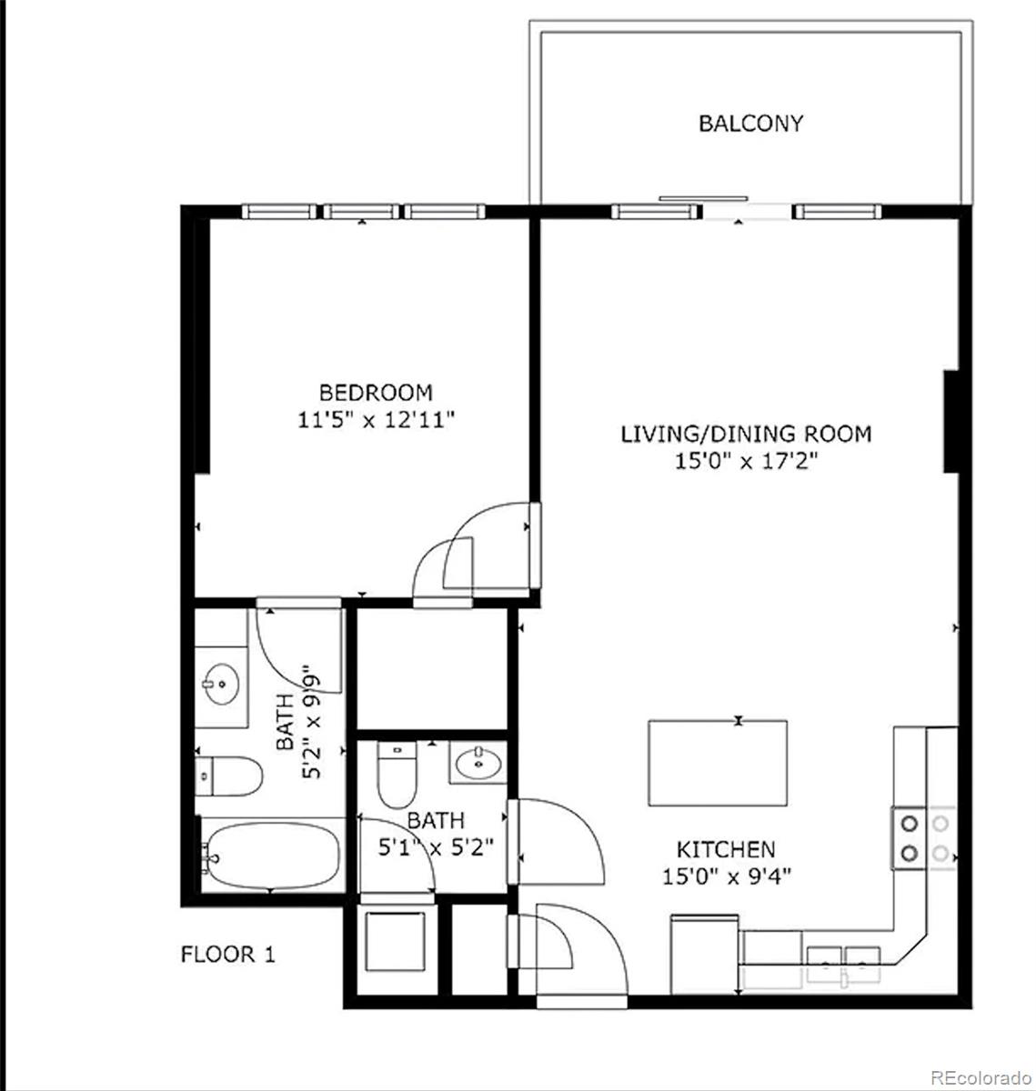 1950 N Logan Street Unit: 406