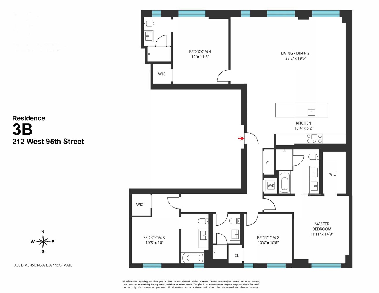 212 W 95TH Street 3B