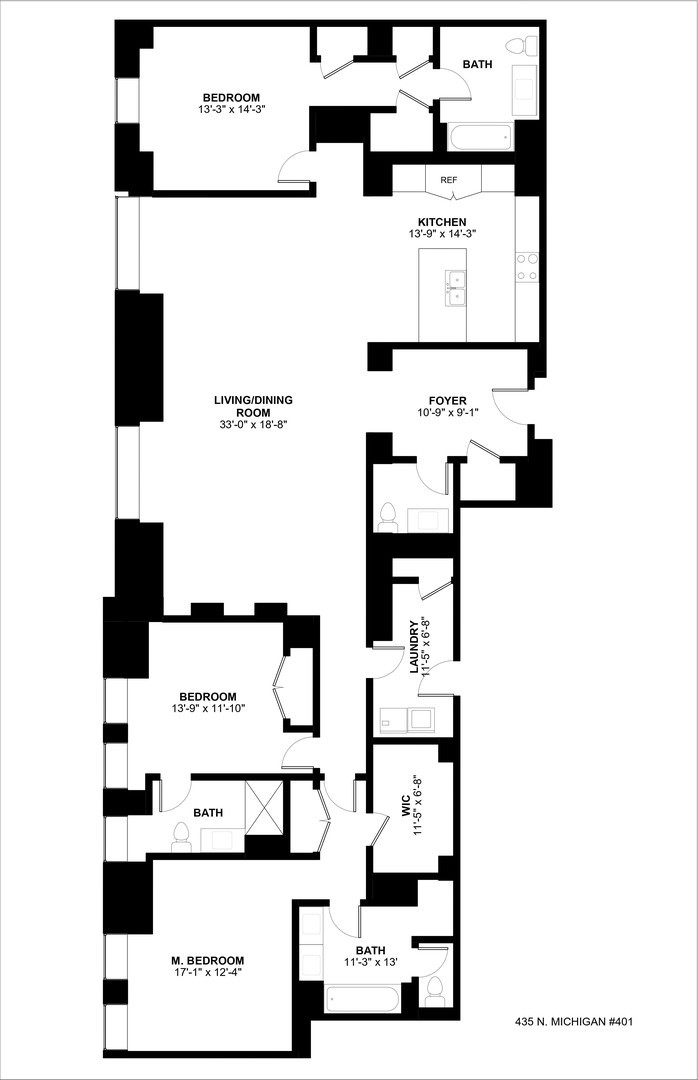 435 N Michigan Avenue Unit: 401