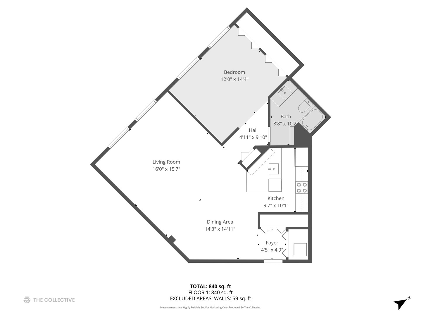 225 W Huron Street Unit: 516