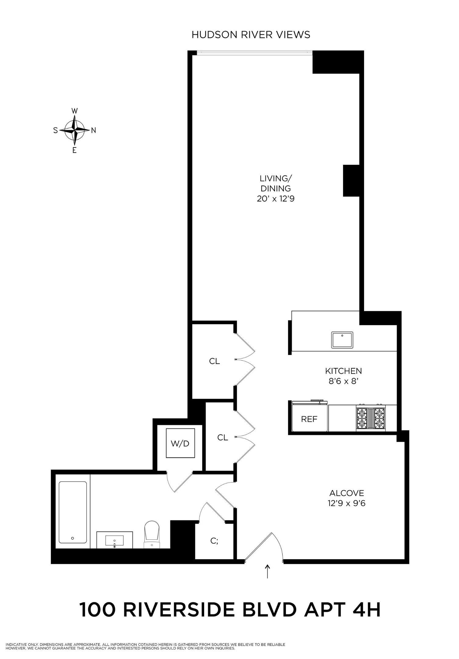 100 RIVERSIDE Boulevard 4H