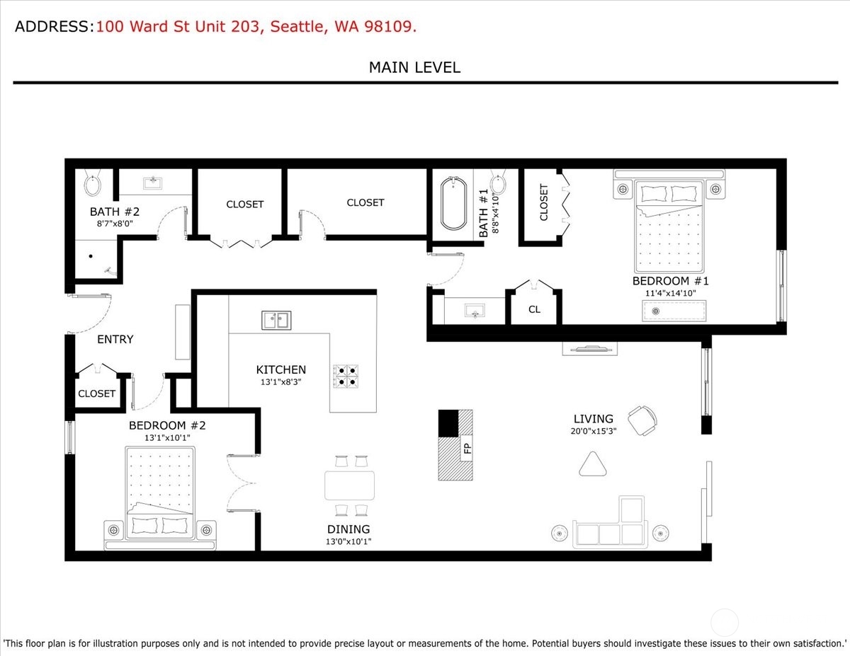 100 Ward Street Unit: 203