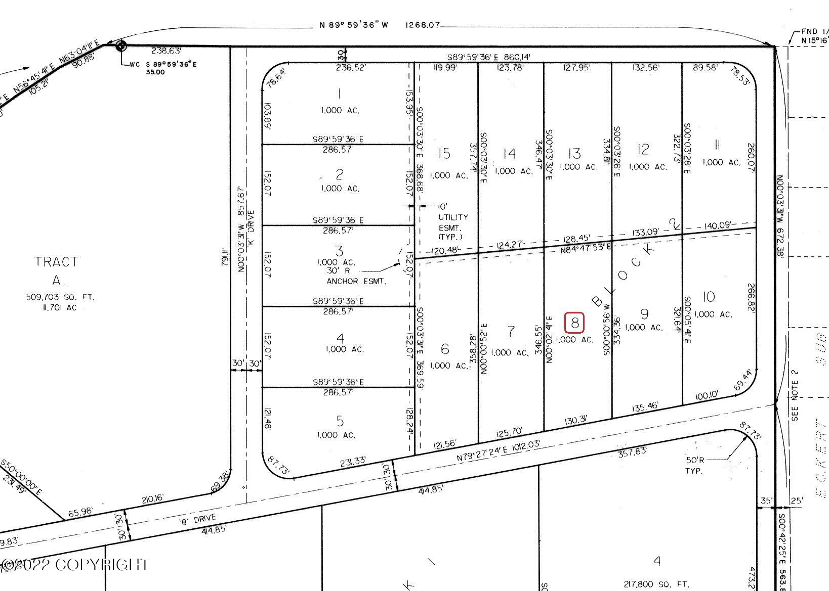 L8 B2 'B' Williams Subdivision