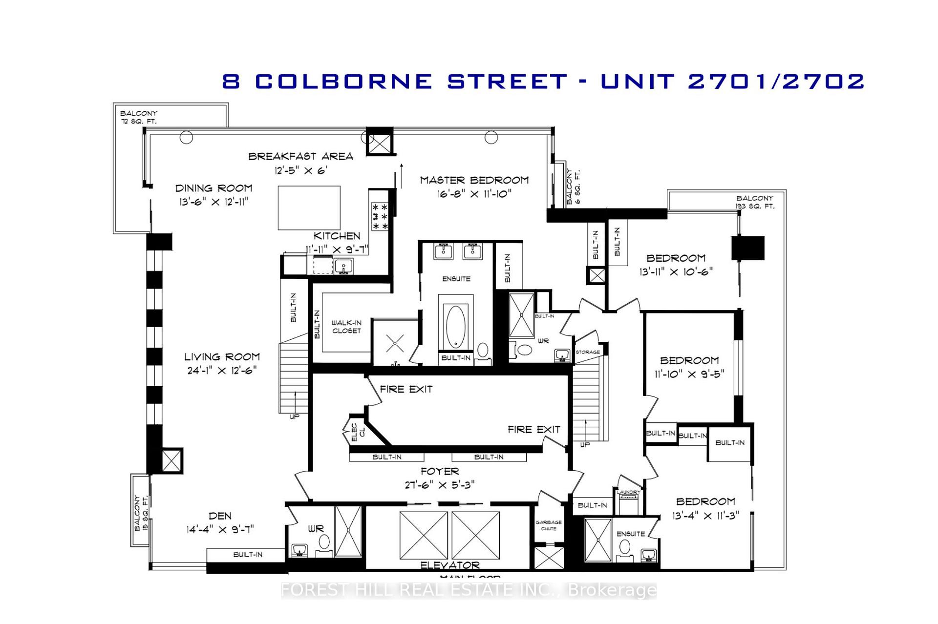 8 Colborne Street Ph2701, Toronto Unit: Ph2701