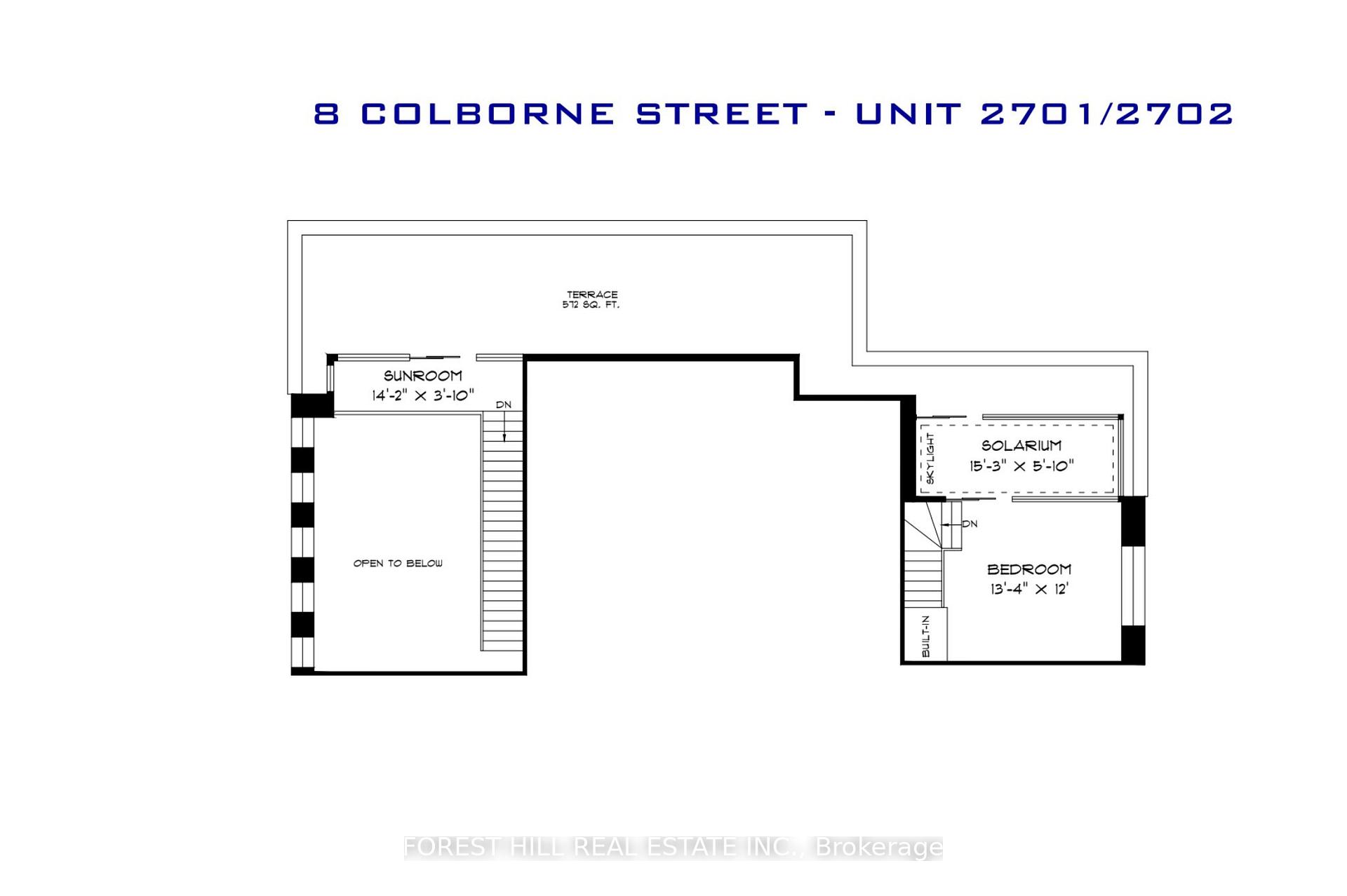 8 Colborne Street Ph2701, Toronto Unit: Ph2701