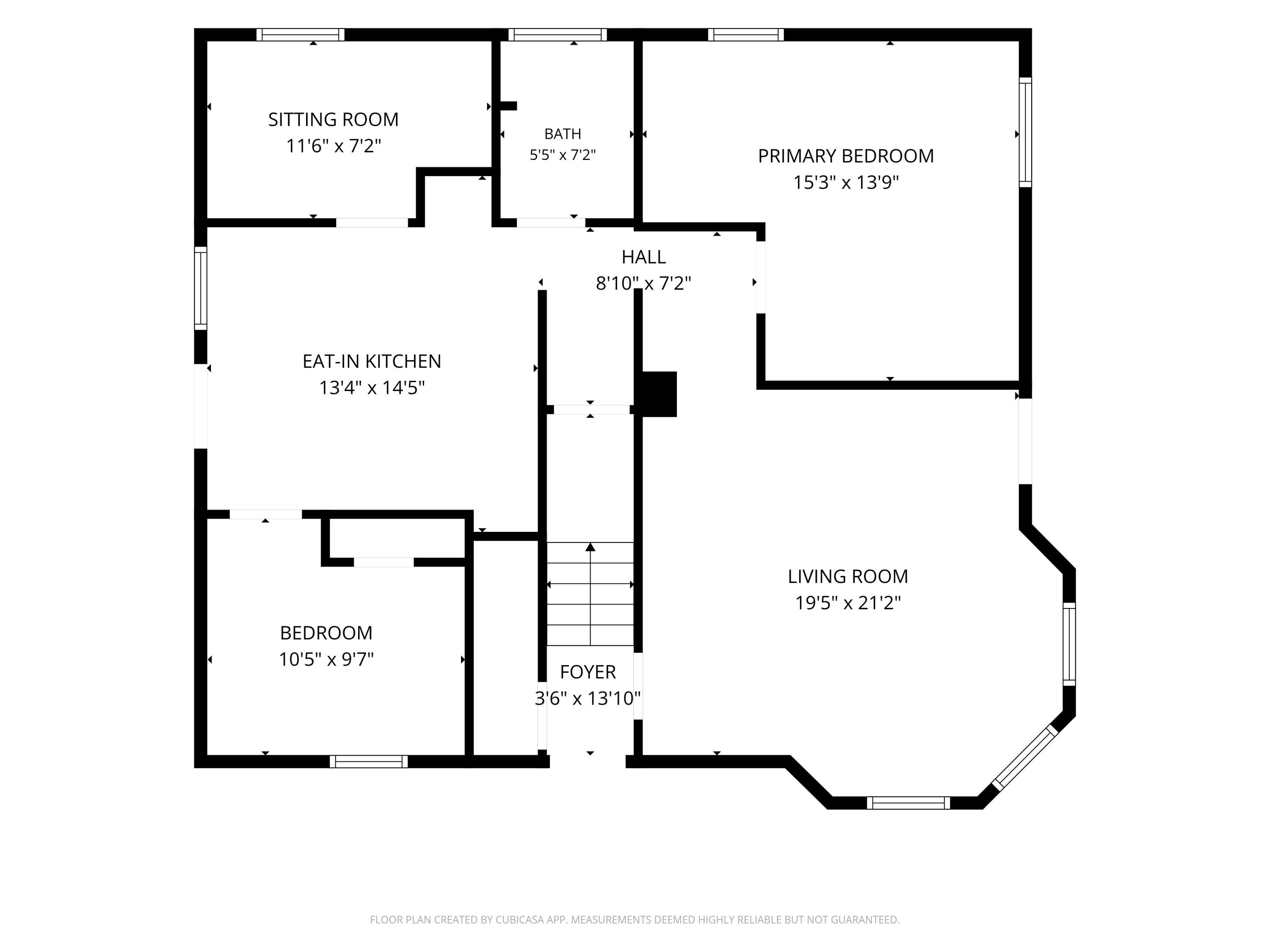 Floor plan showing room layouts, labels, and dimensions.