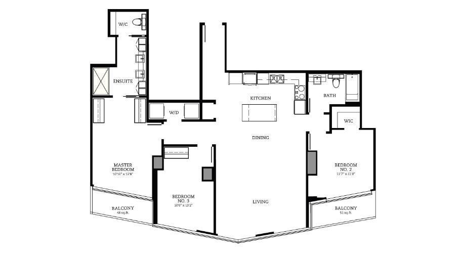 3808 13495 CENTRAL AVENUE Unit: 3808