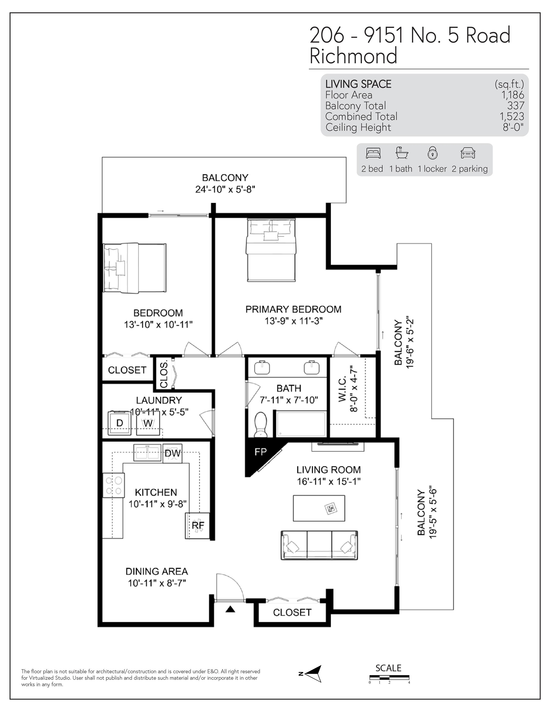 206 9151 NO. 5 ROAD Unit: 206