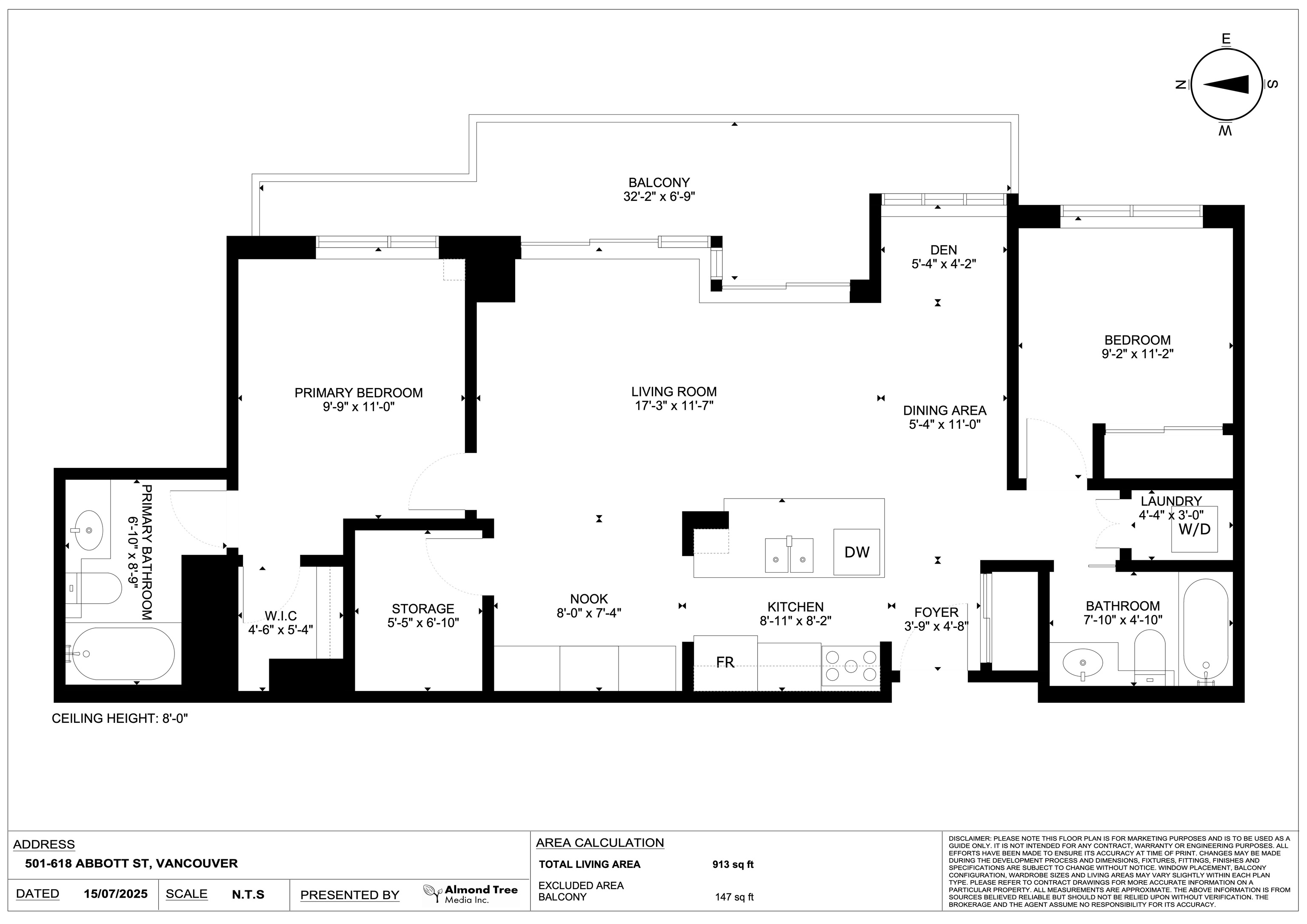 501 618 ABBOTT STREET Unit: 501