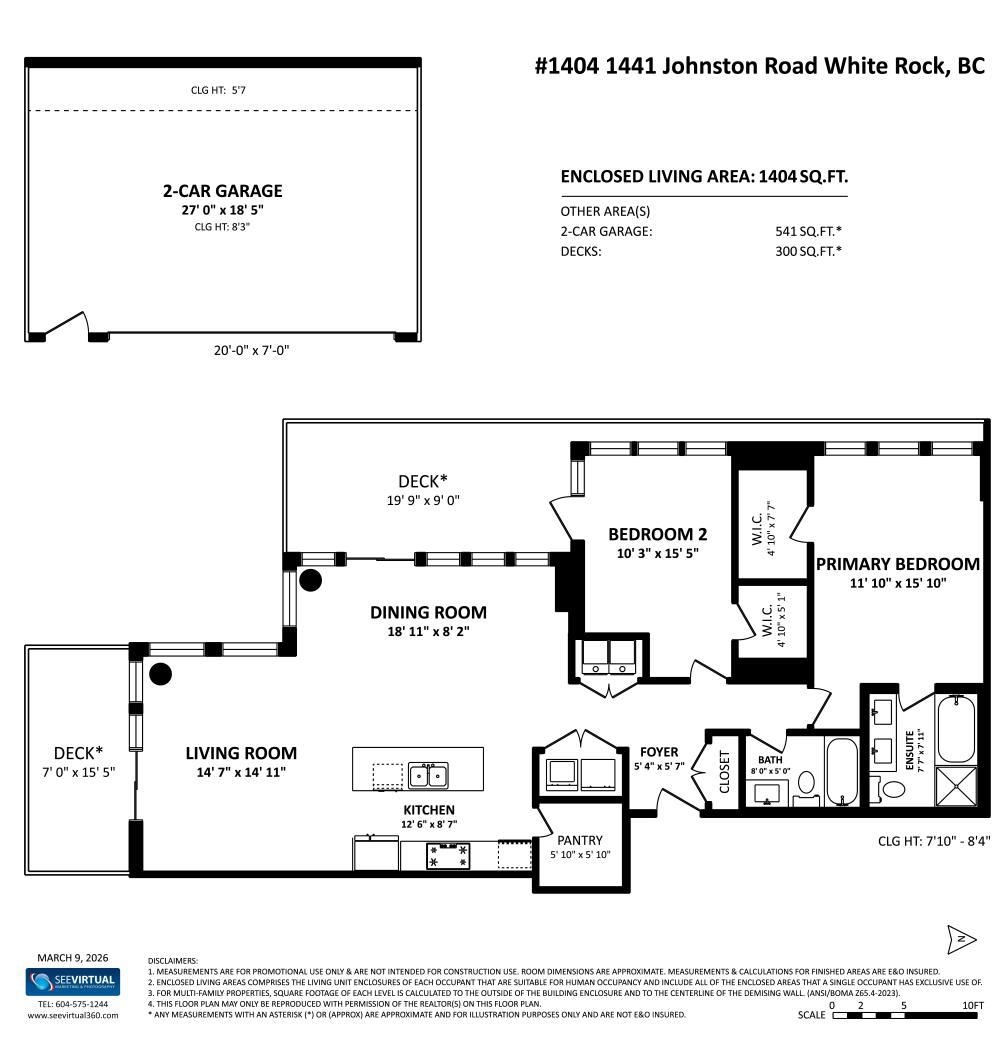 1404 1441 JOHNSTON ROAD Unit: 1404