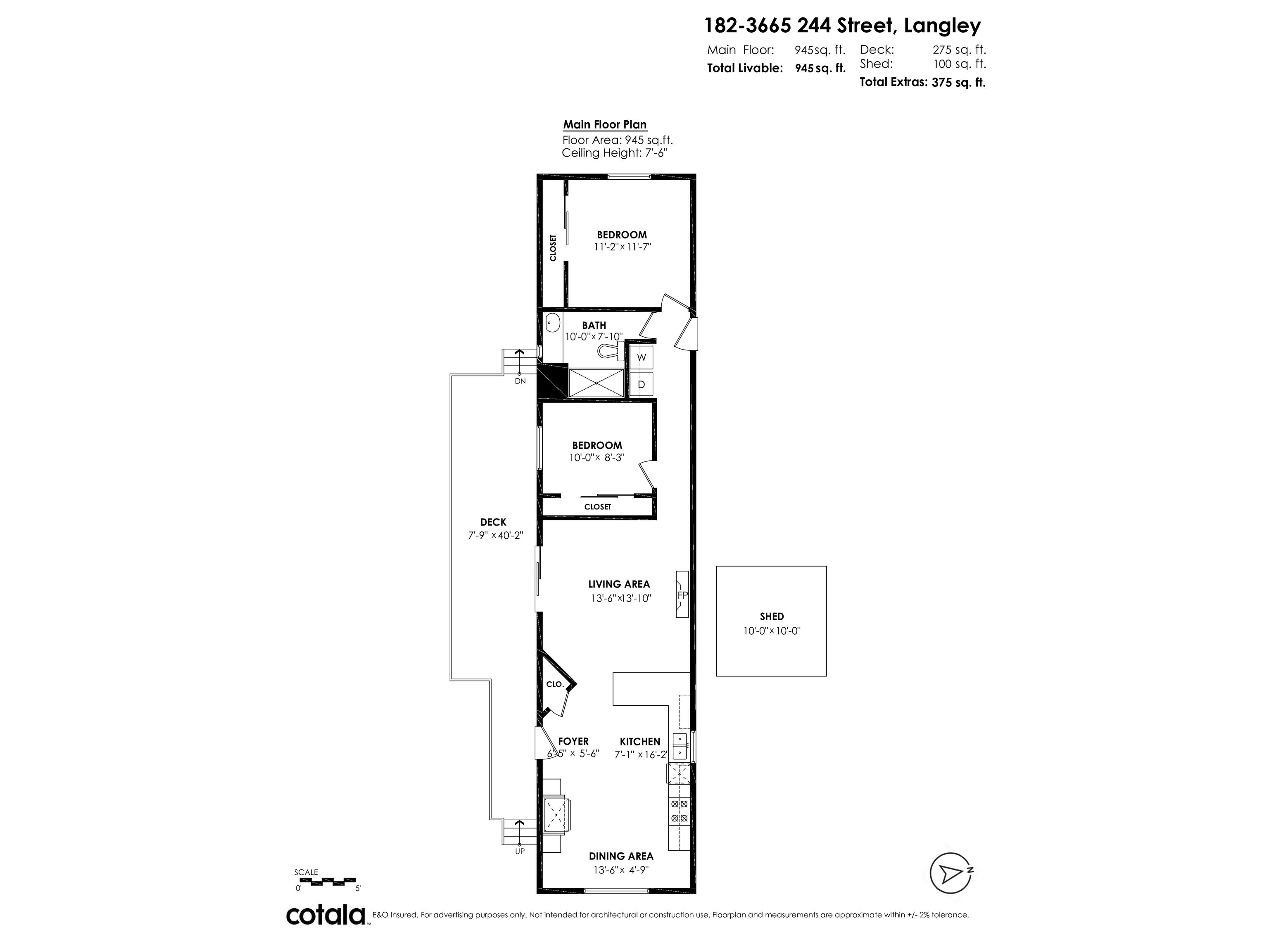 182 3665 244 STREET Unit: 182