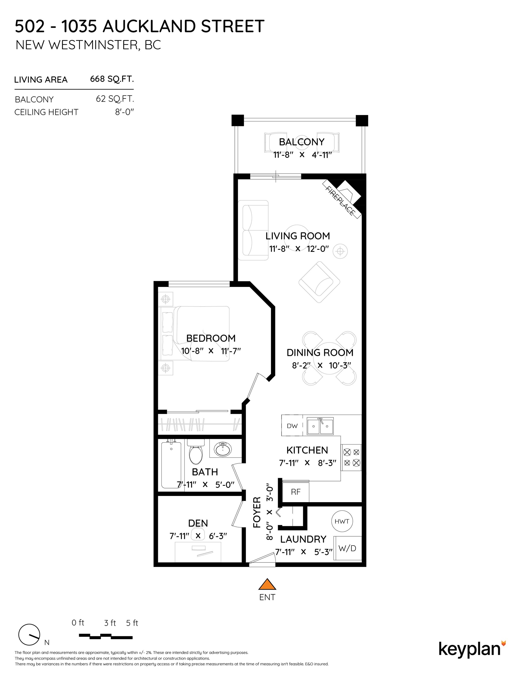 502 1035 AUCKLAND STREET Unit: 502