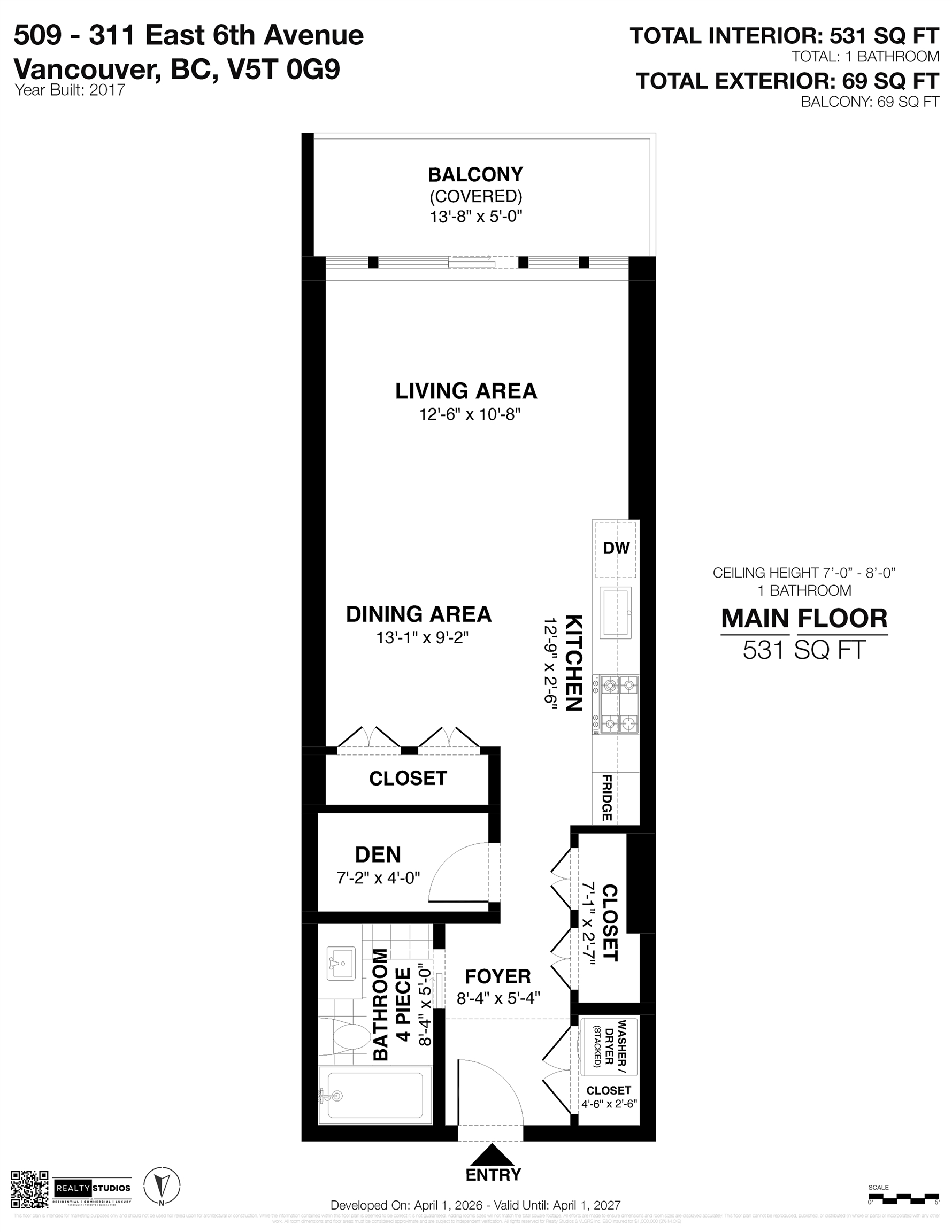 509 311 E 6TH AVENUE Unit: 509