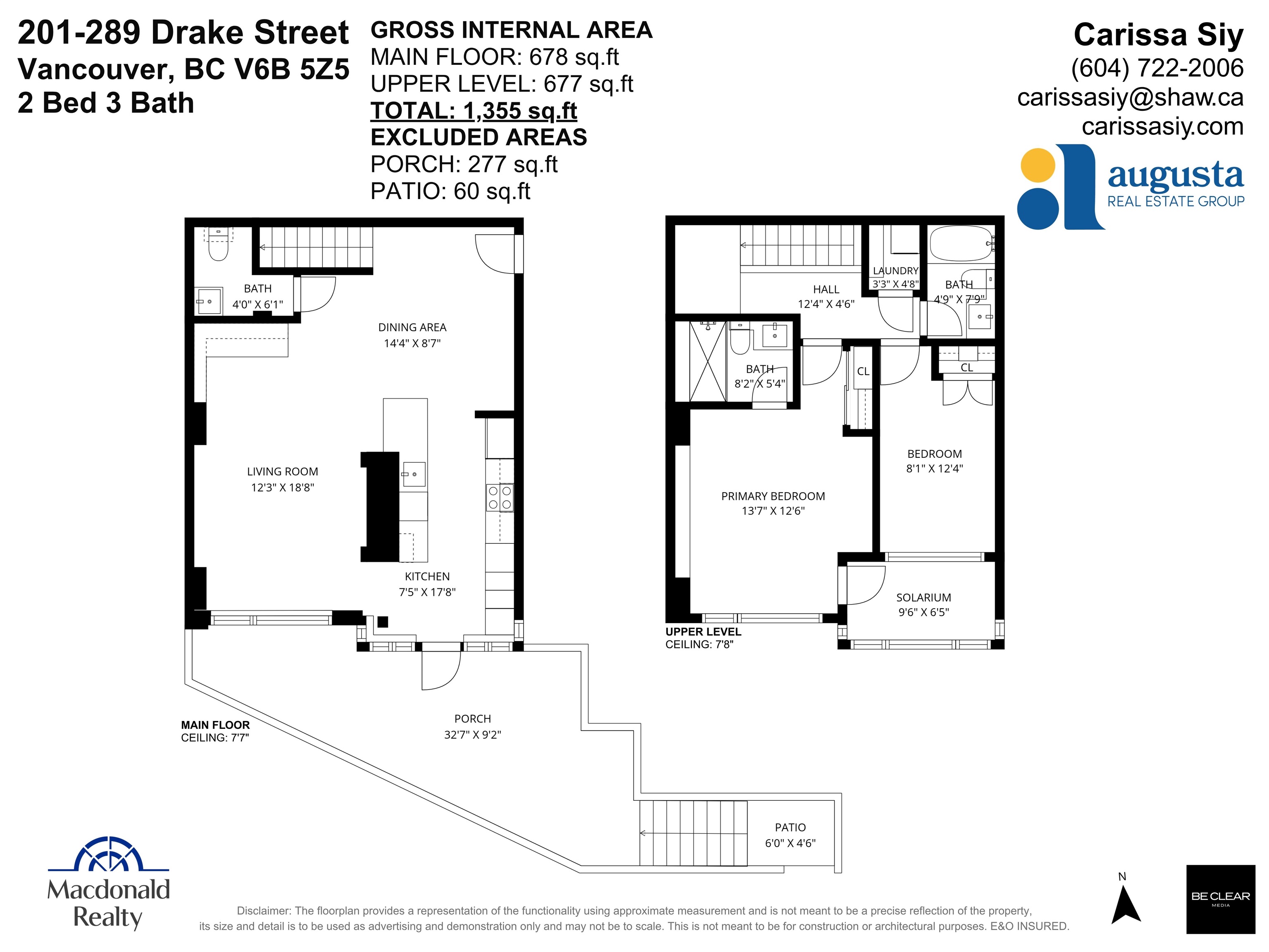 201 289 DRAKE STREET Unit: 201
