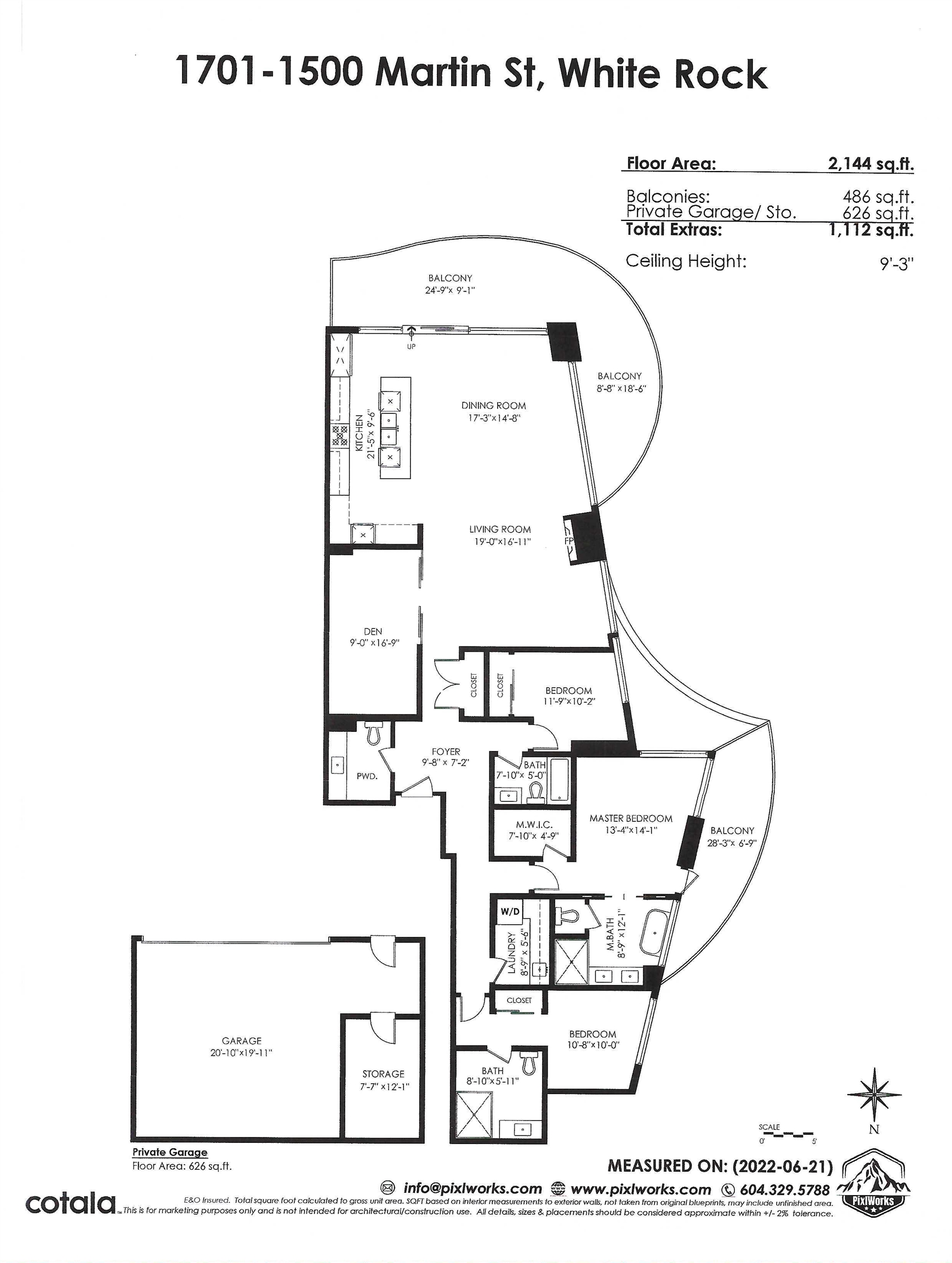 1701 1500 MARTIN STREET Unit: 1701