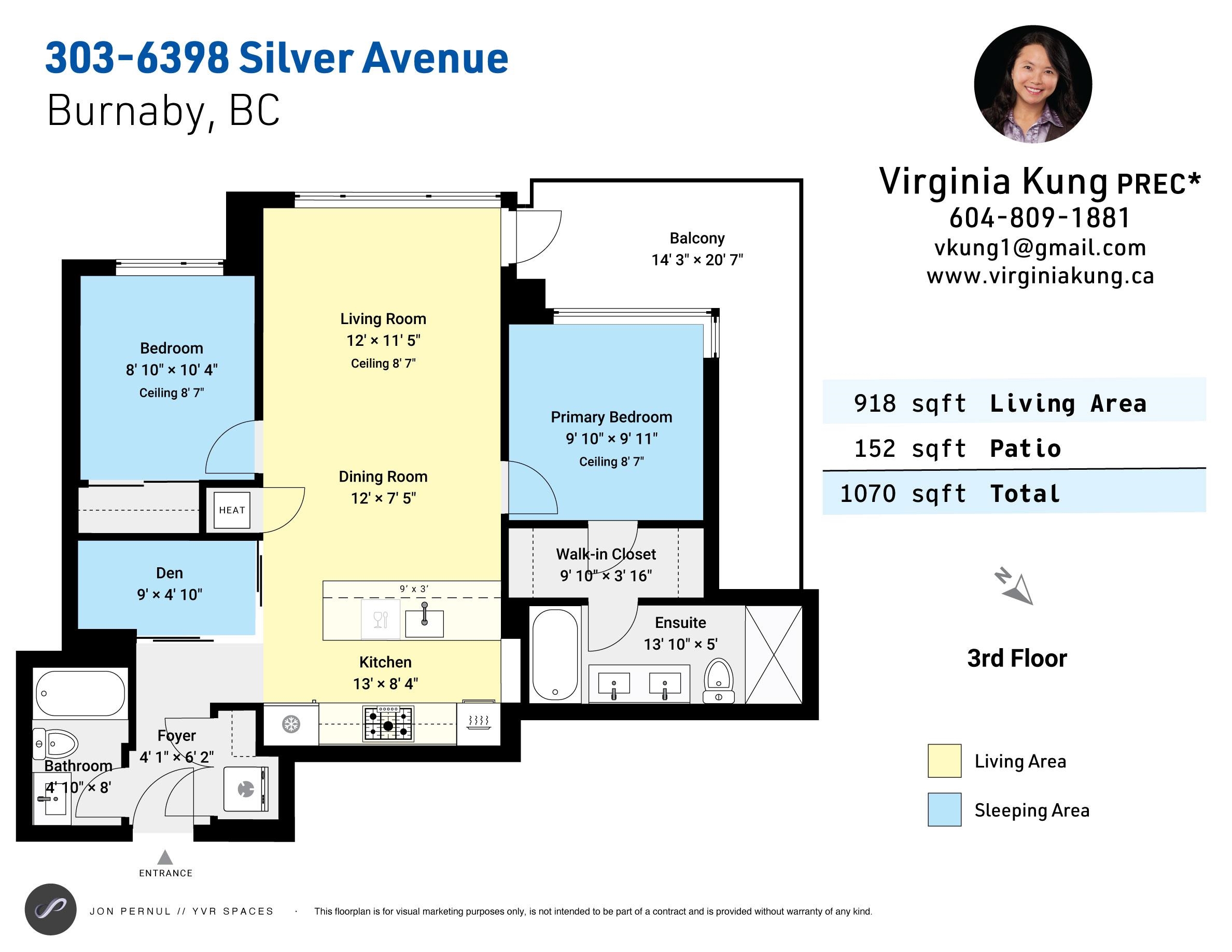 303 6398 SILVER AVENUE Unit: 303