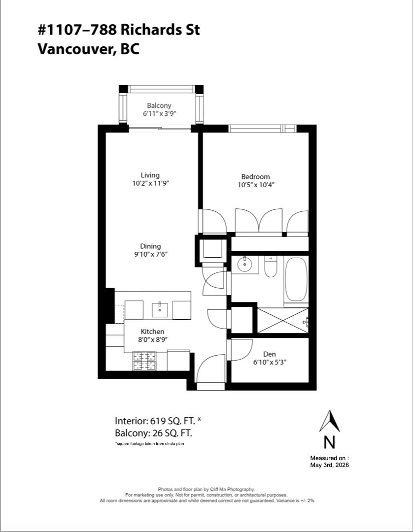 1107 788 RICHARDS STREET Unit: 1107