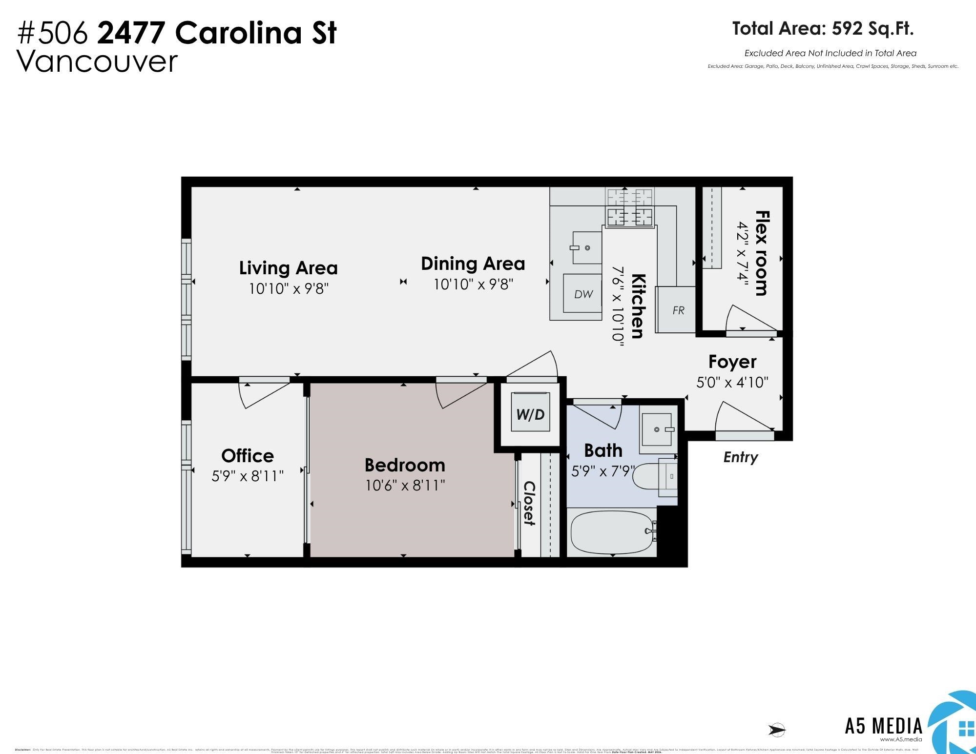 506 2477 CAROLINA STREET Unit: 506
