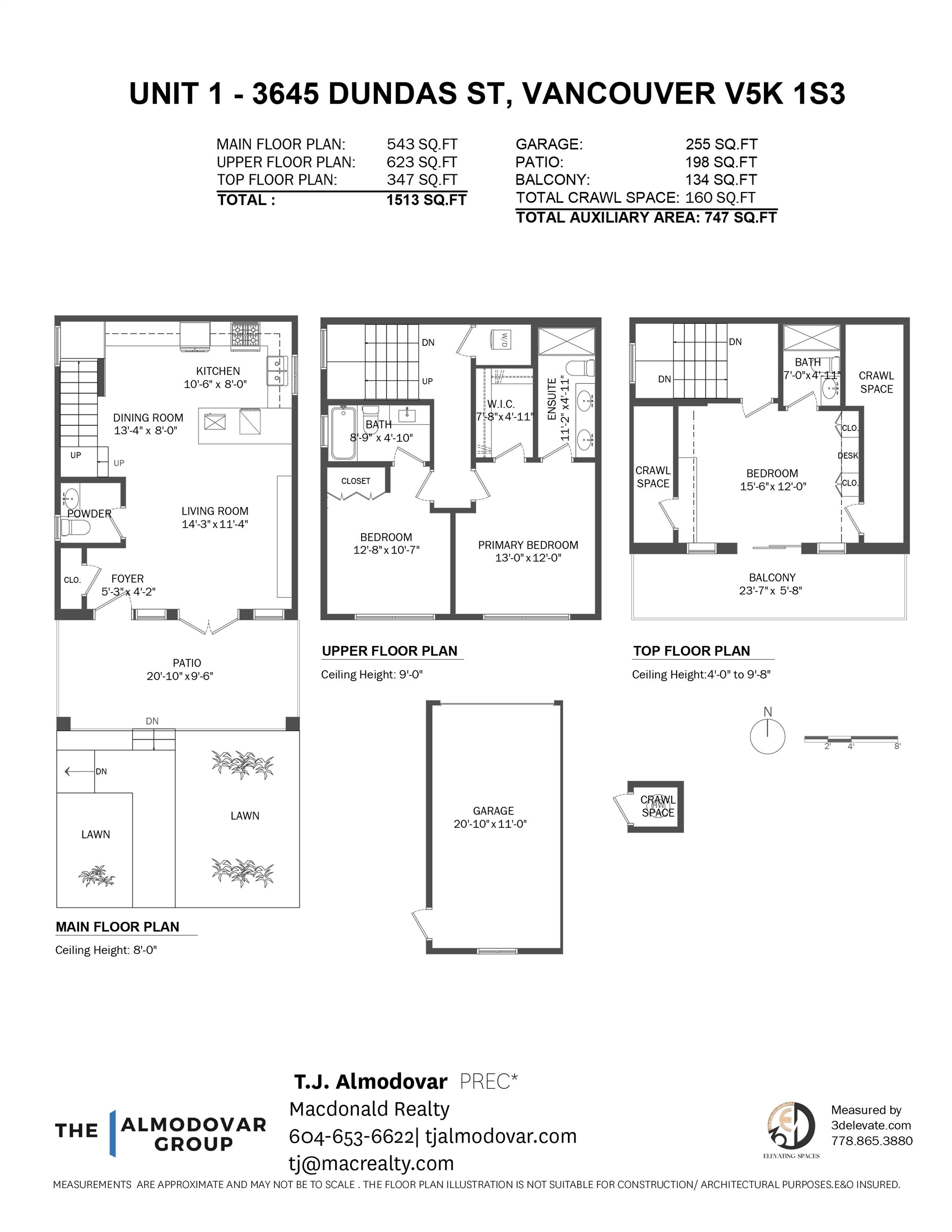1 3645 DUNDAS STREET Unit: 1