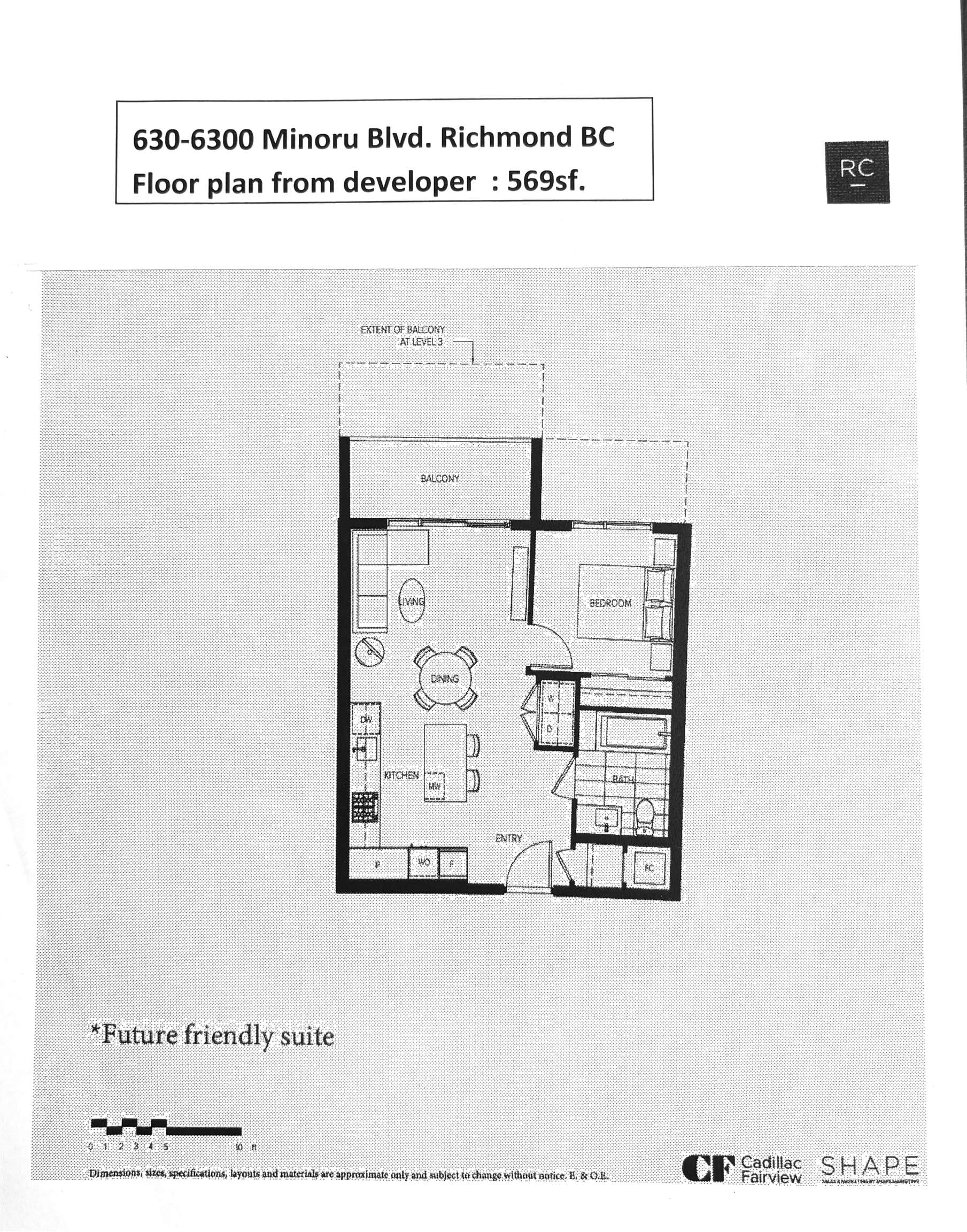 630 6300 MINORU BOULEVARD Unit: 630