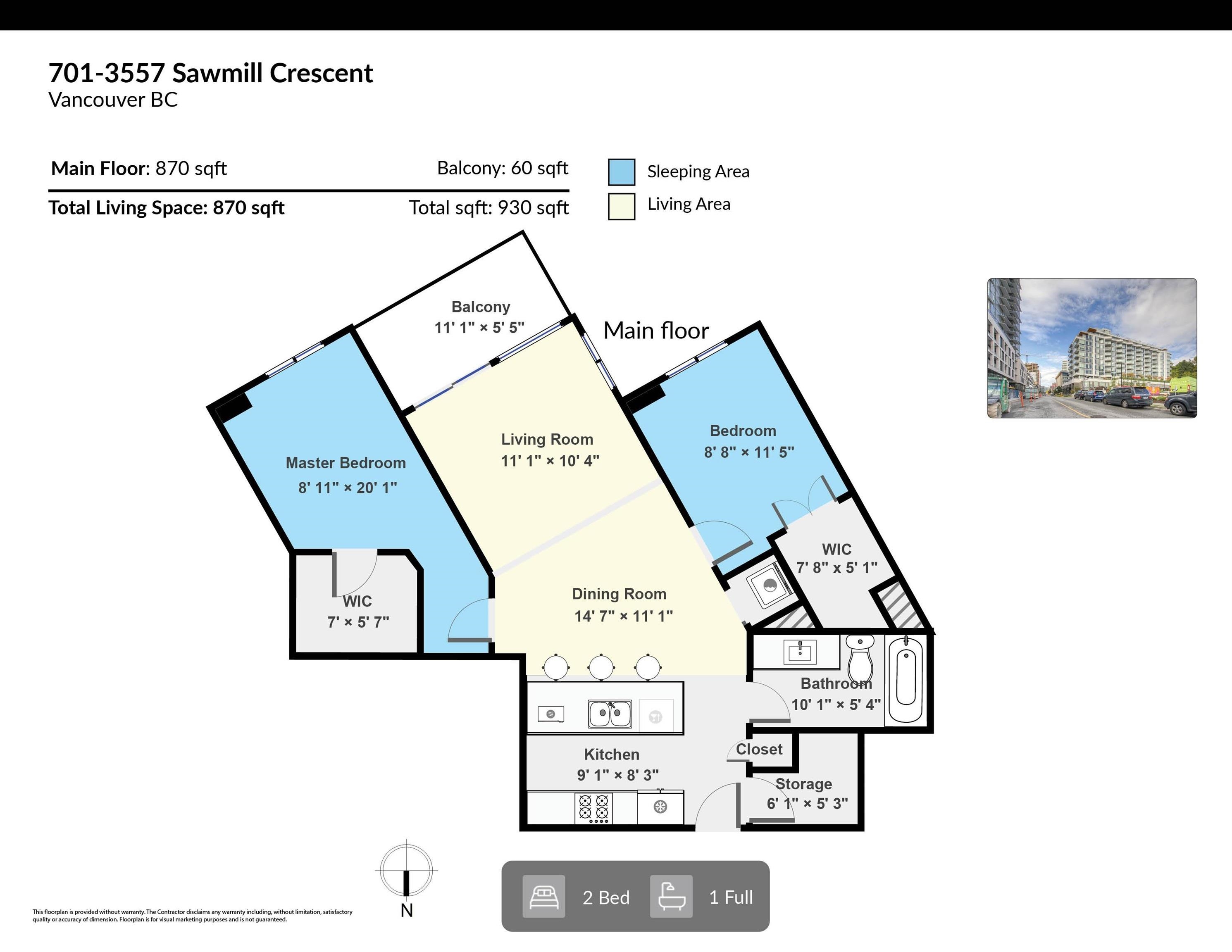 701 3557 SAWMILL CRESCENT