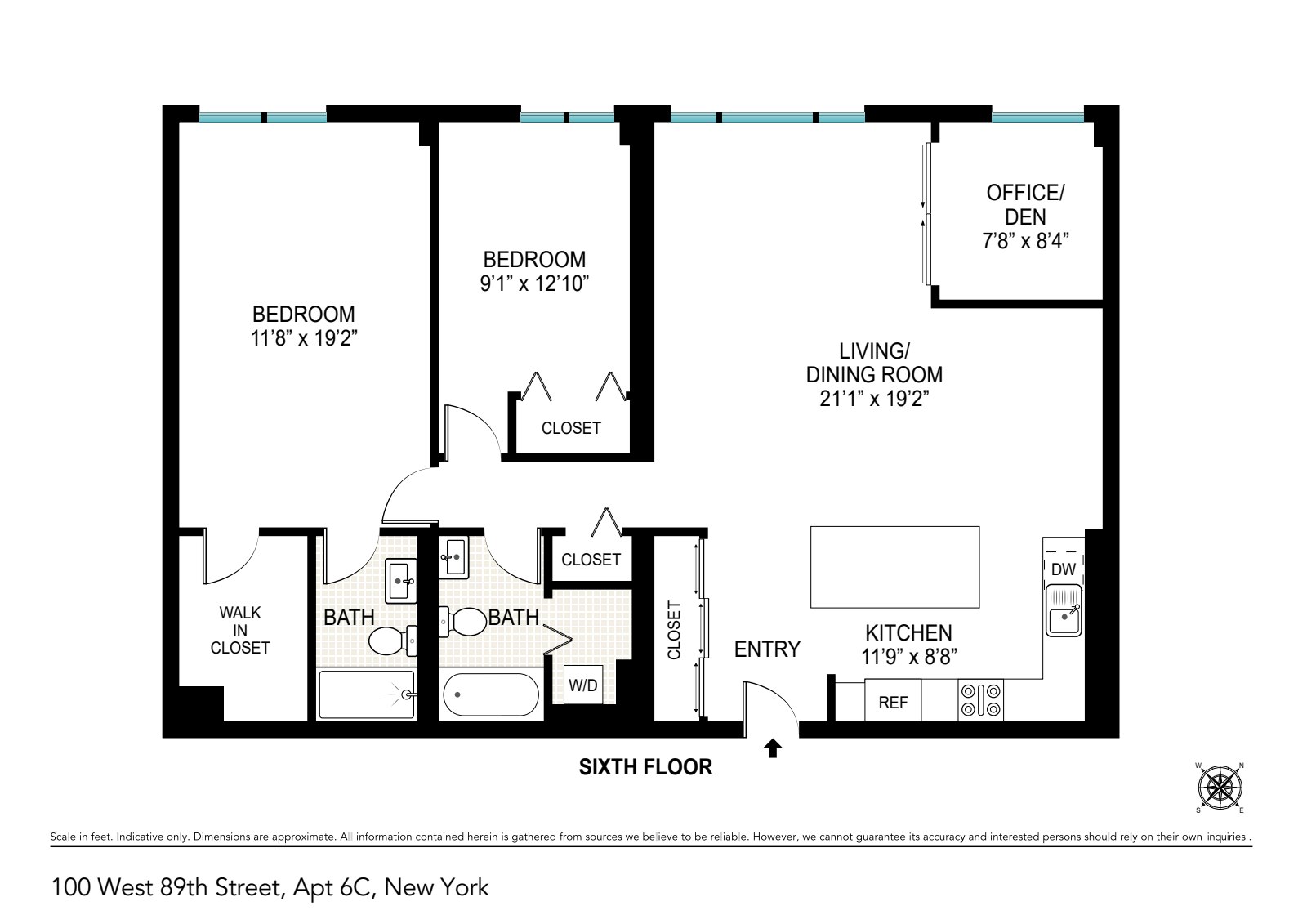 100 W 89TH Street 6C
