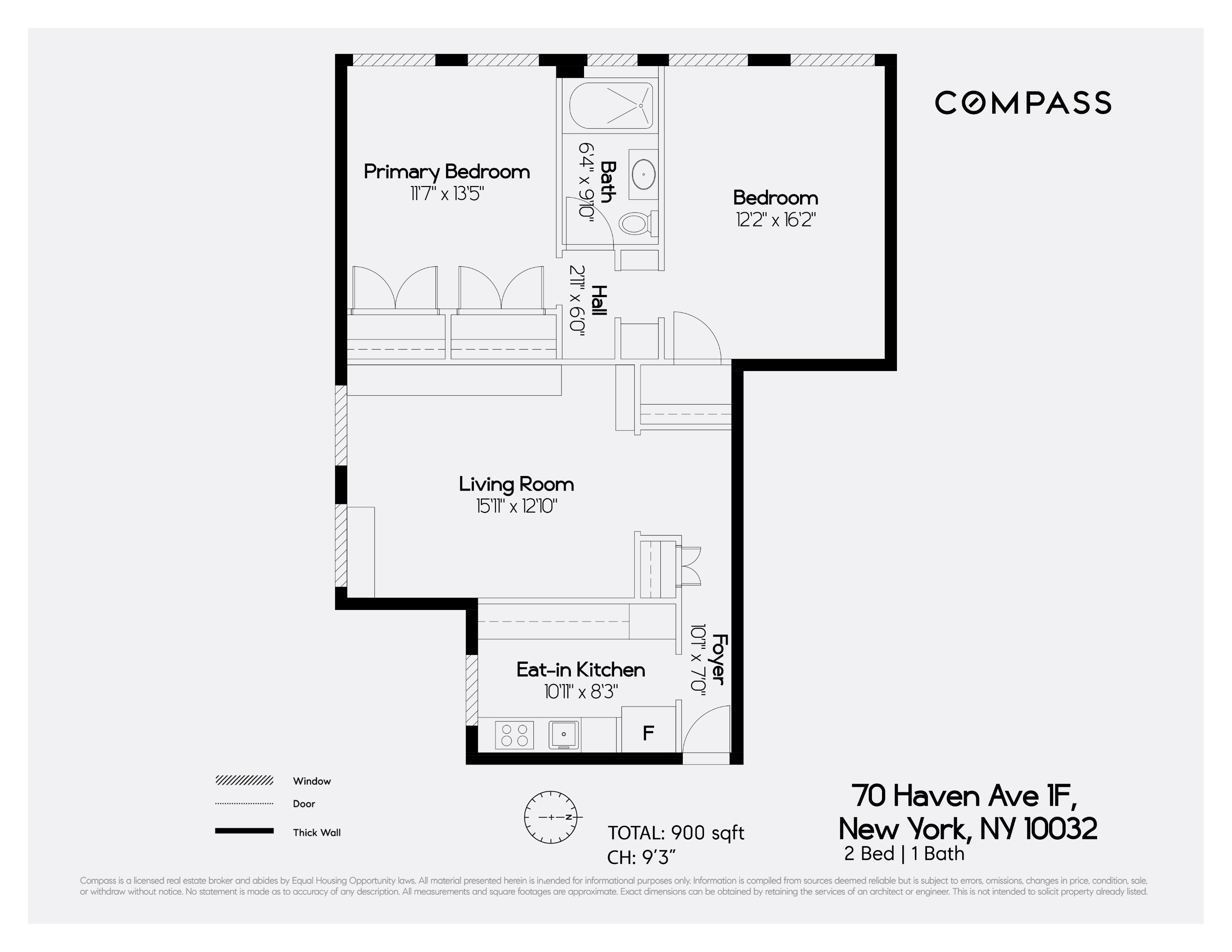 70 Haven Avenue 1F