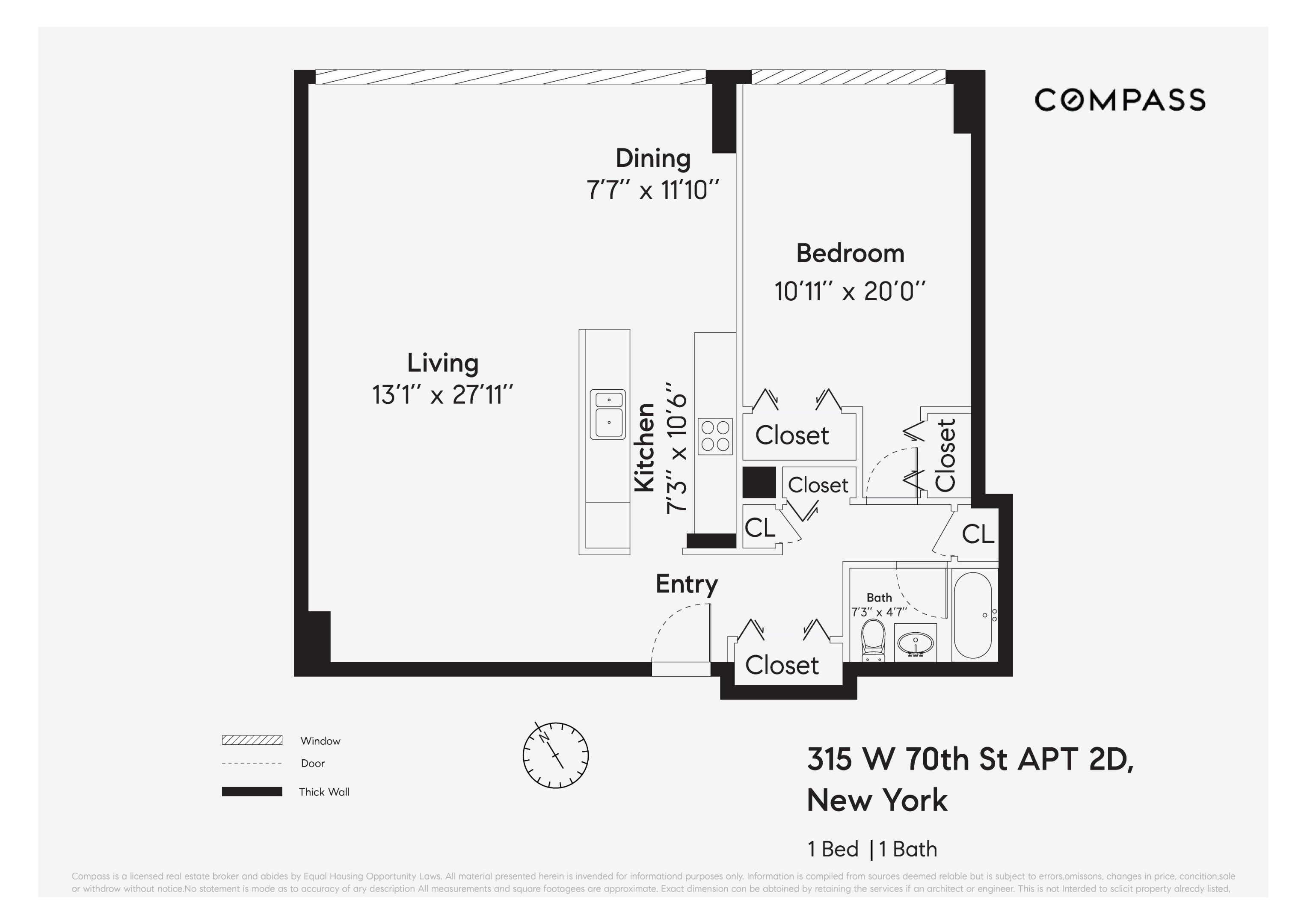 315 W 70th Street 2D