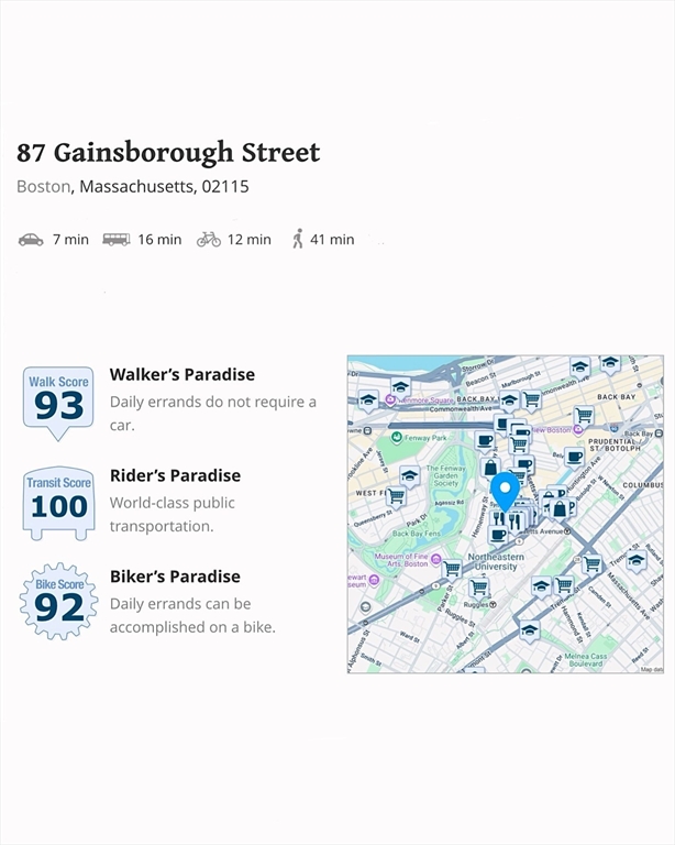 87 Gainsborough Street # 203