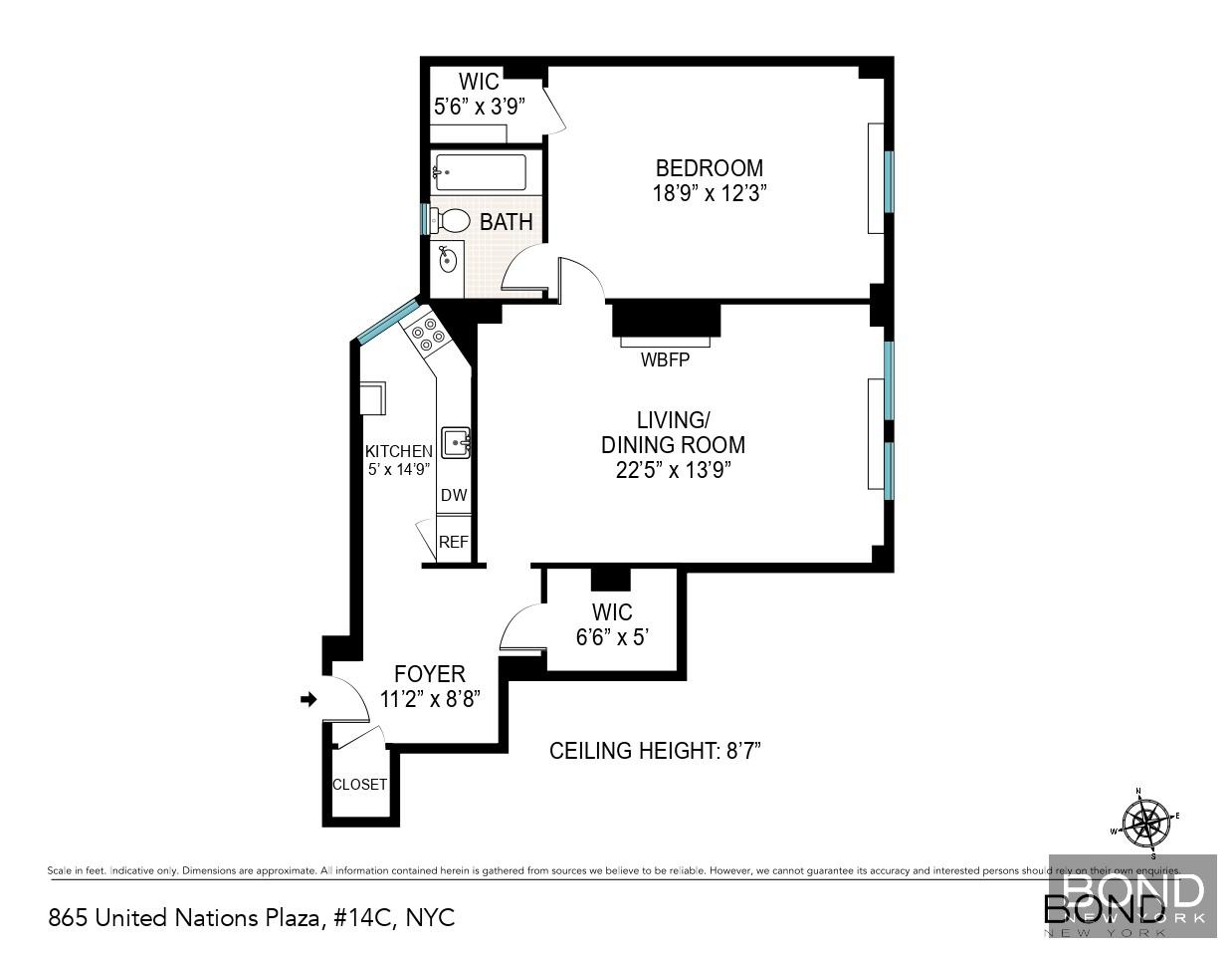 865 United Nations Plaza 14C