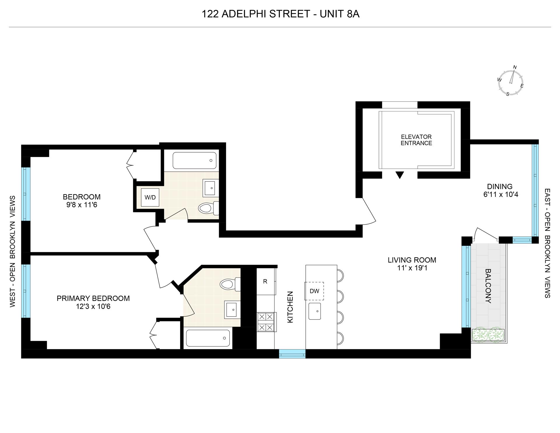 122 ADELPHI Street 8A