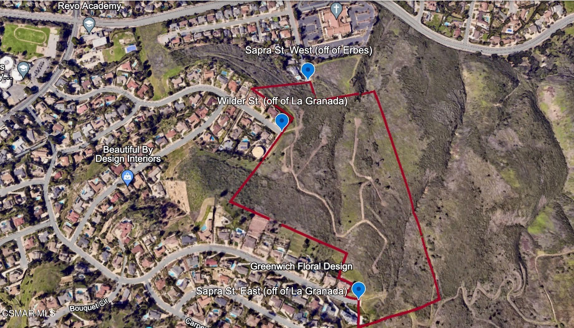 E Wilder & Sapra Street