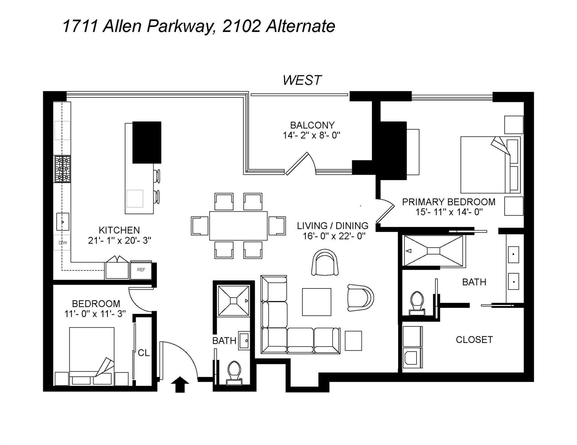 1711 Allen Parkway # 2102