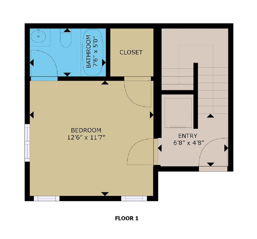 1213 N. Kingsley Drive N 1213 1/2